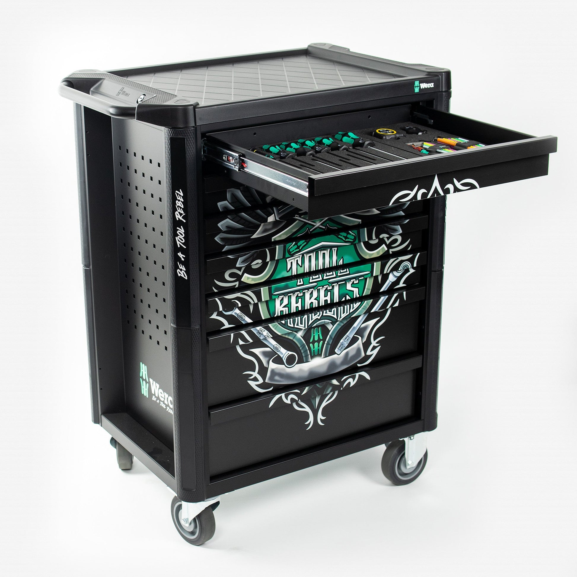 Wera 150130 Tool Rebel Trolley with Tool Assortment, 78 Pieces - WR150130 - KC Tool