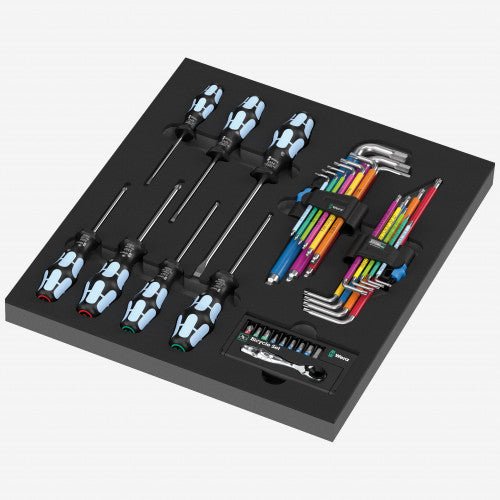 Wera 150160 9760 Foam Insert Stainless Set 1, 36 Pieces - WR150160 - KC Tool
