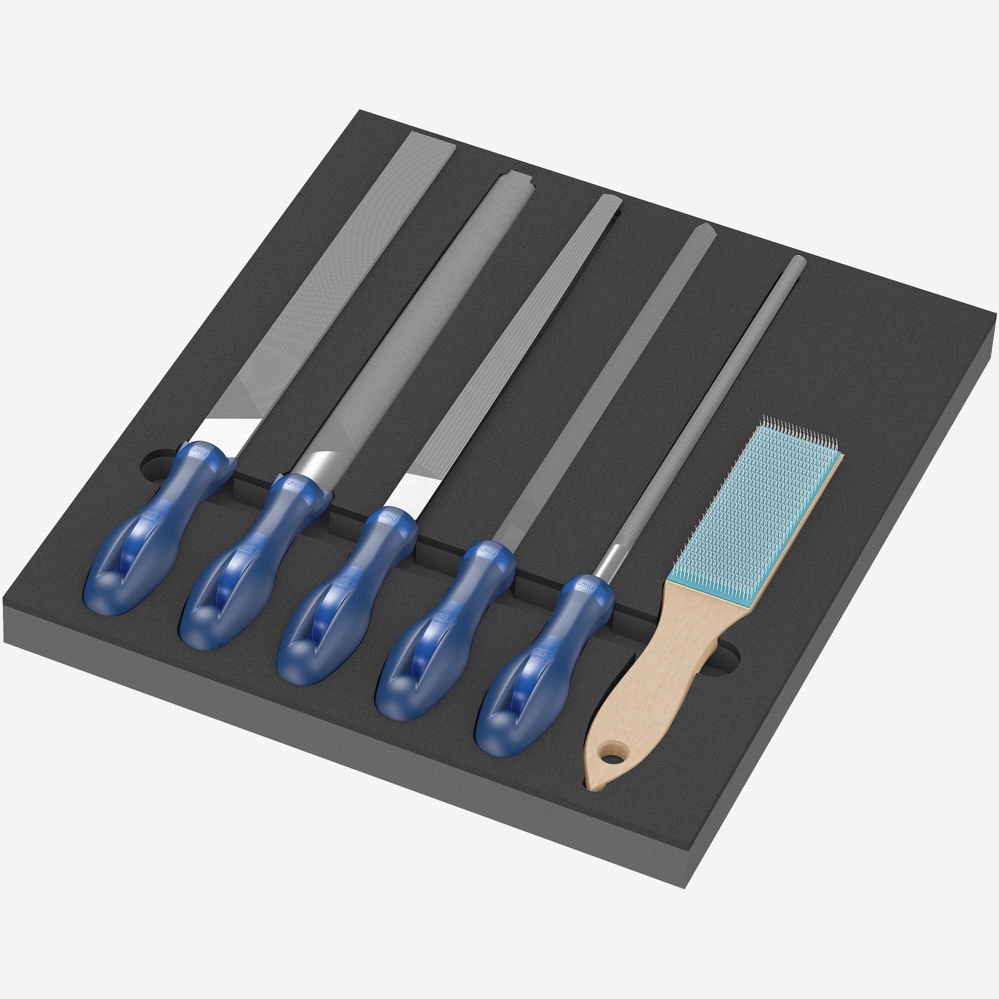 Wera 150183 Foam Insert 9783 PFERD File Set 1, 6 Pieces - WR150183 - KC Tool