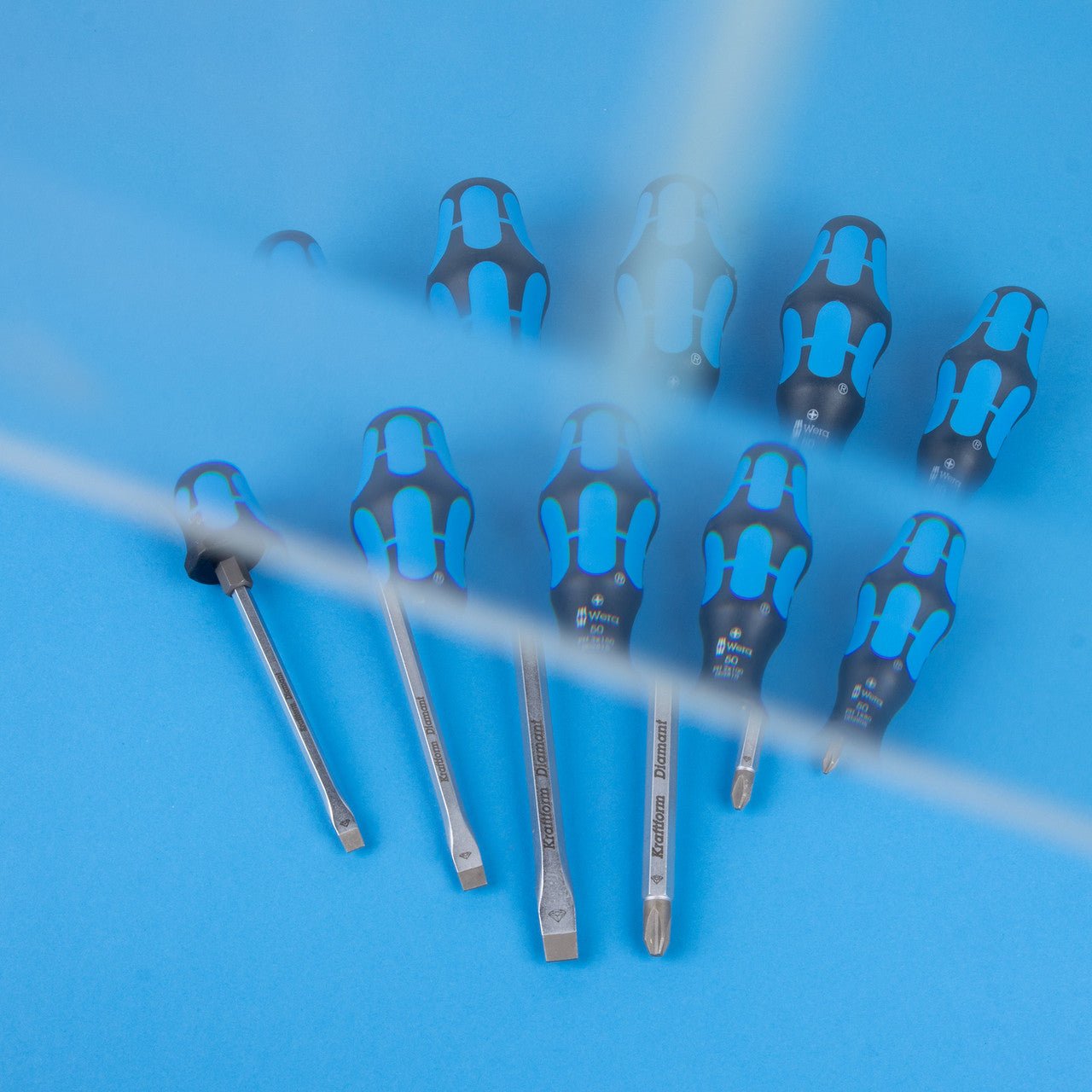 Wera 300152 Diamond Rocko Kraftform Screwdriver Set, 6 Pieces - WR300152 - KC Tool