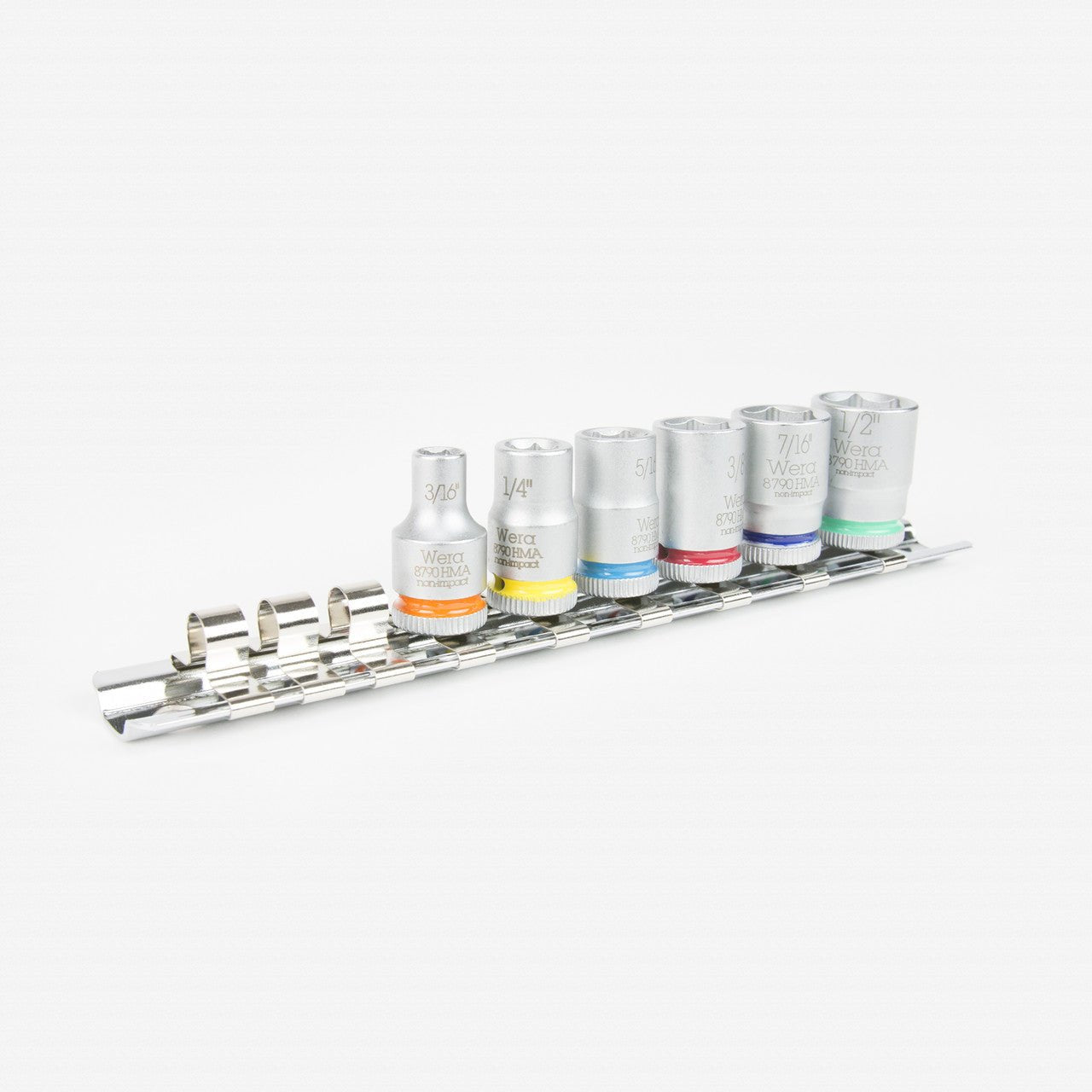 Wera 300201 Zyklop 1/4" SAE Socket Set - WR300201 - KC Tool
