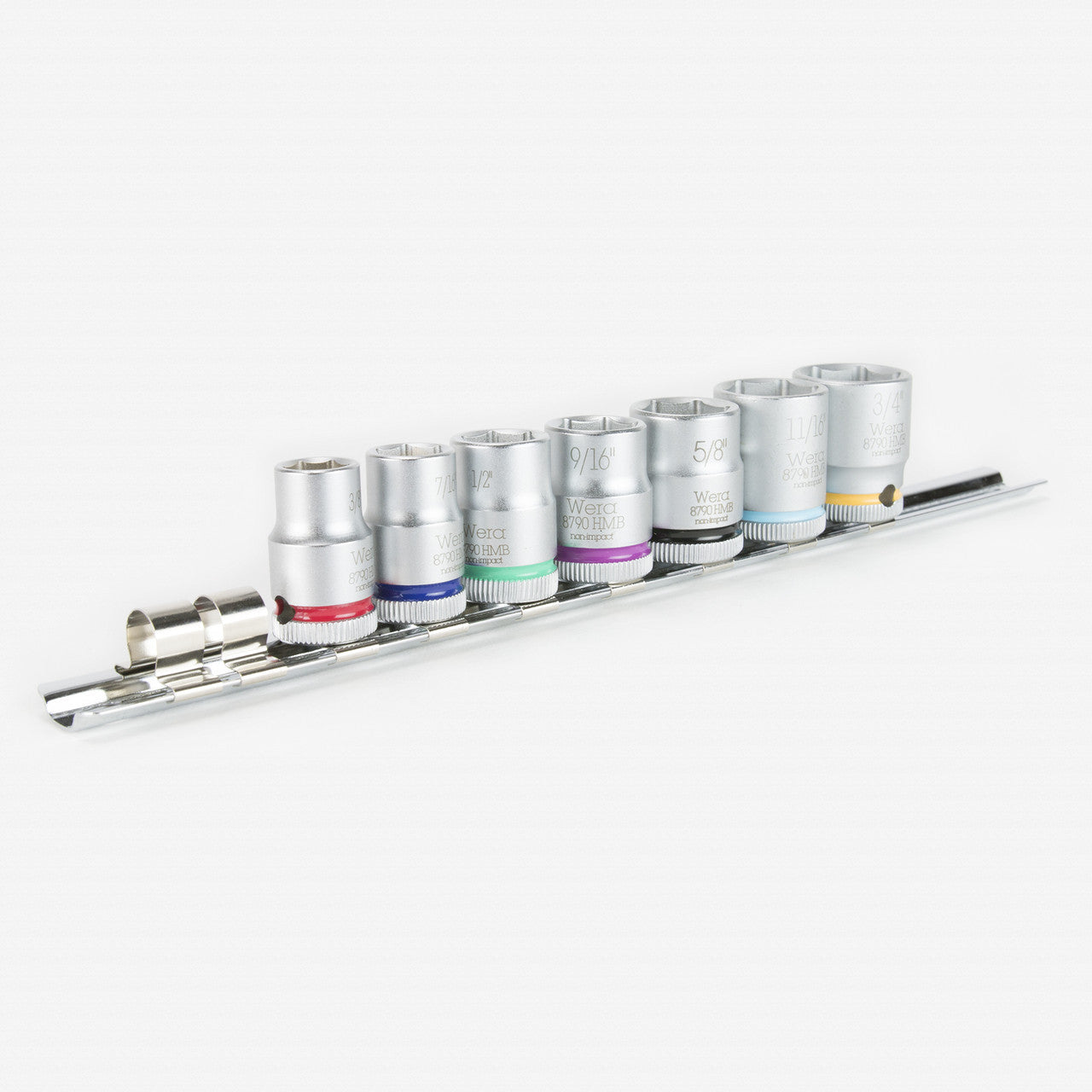 Wera 300211 Zyklop 3/8" SAE Socket Set - WR300211 - KC Tool