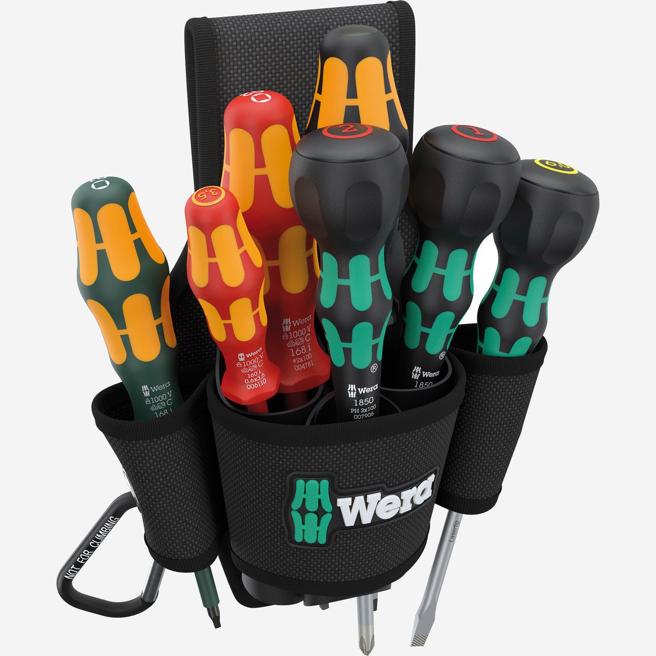 Wera 300306 Belt Pouch Set 3, 8 Pieces, Limited Edition - WR300306 - KC Tool