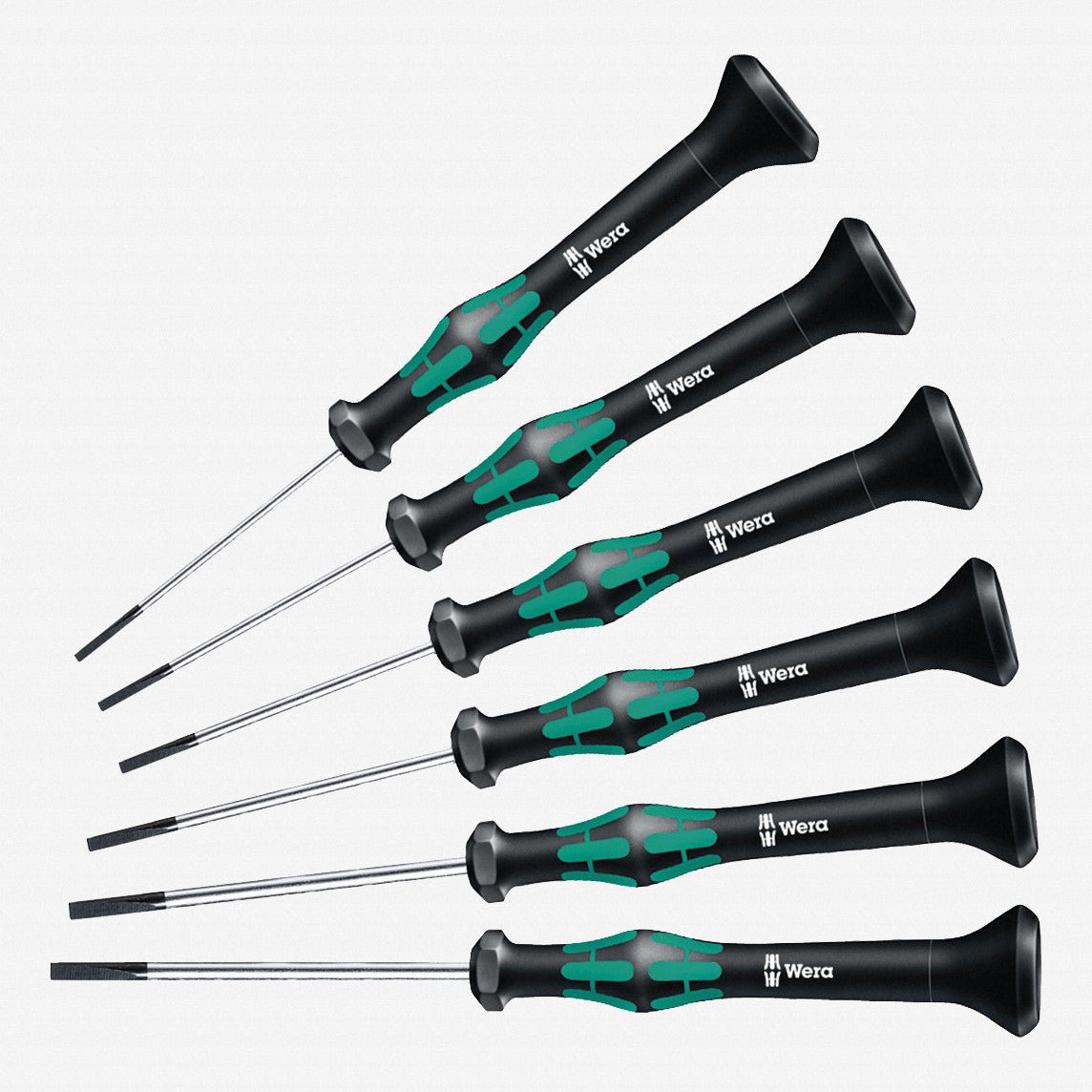 Wera 345270 Kraftform Micro Slotted Precision Screwdriver Set - WR345270 - KC Tool