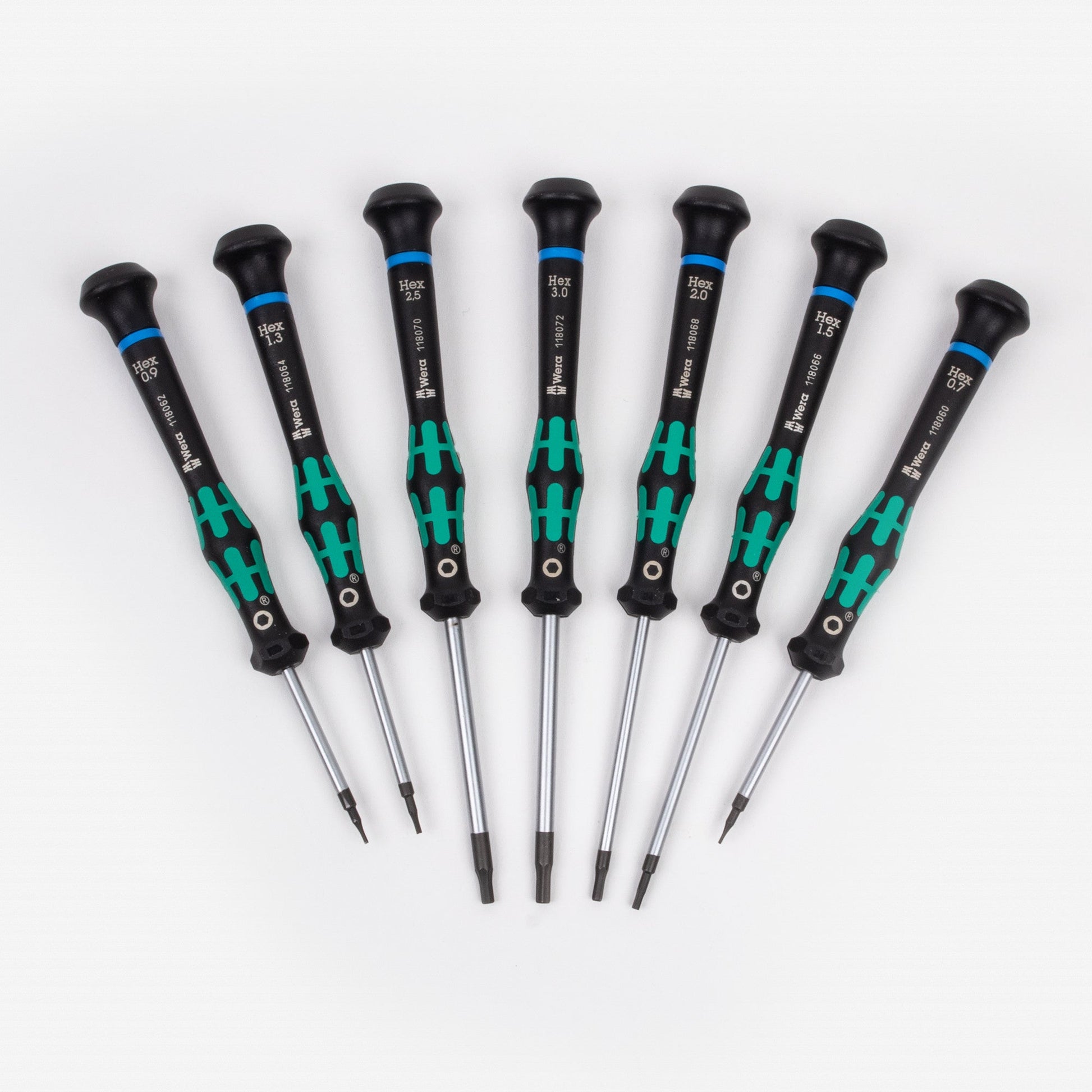 Wera 345273 Kraftform Micro Hex Metric Precision Screwdriver Set - WR345273 - KC Tool