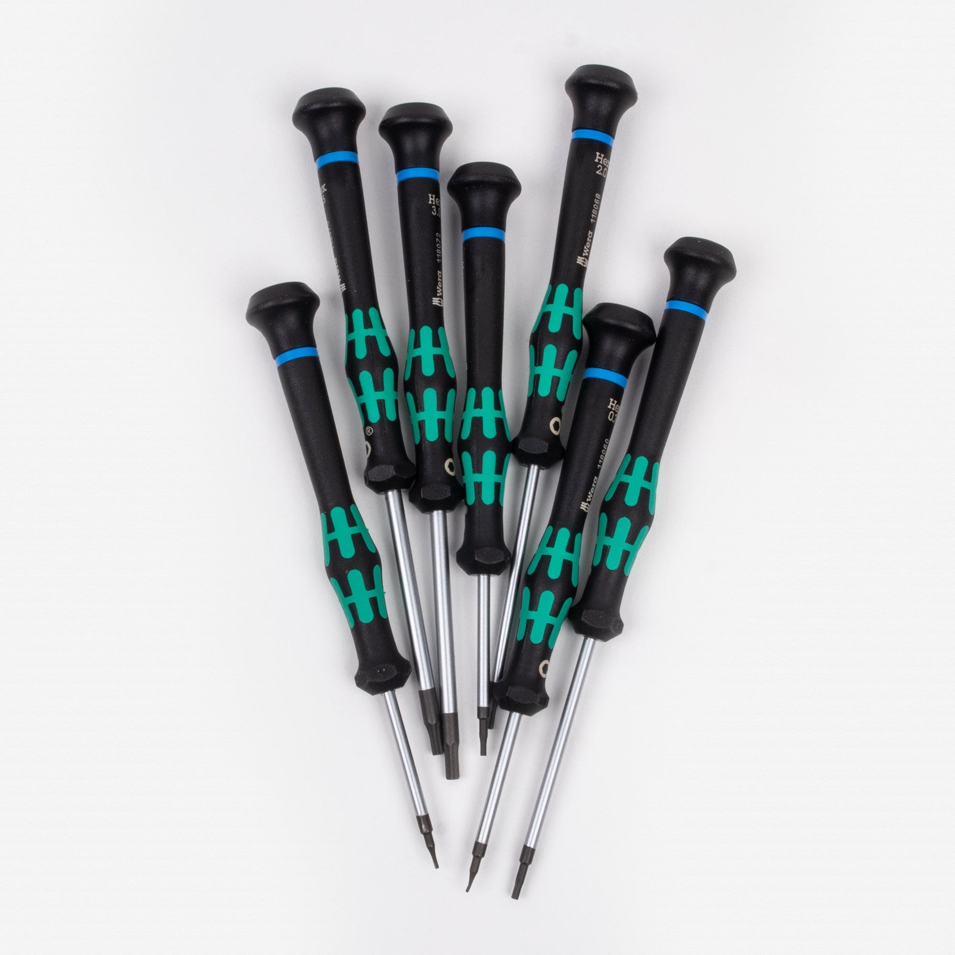 Wera 345273 Kraftform Micro Hex Metric Precision Screwdriver Set - WR345273 - KC Tool