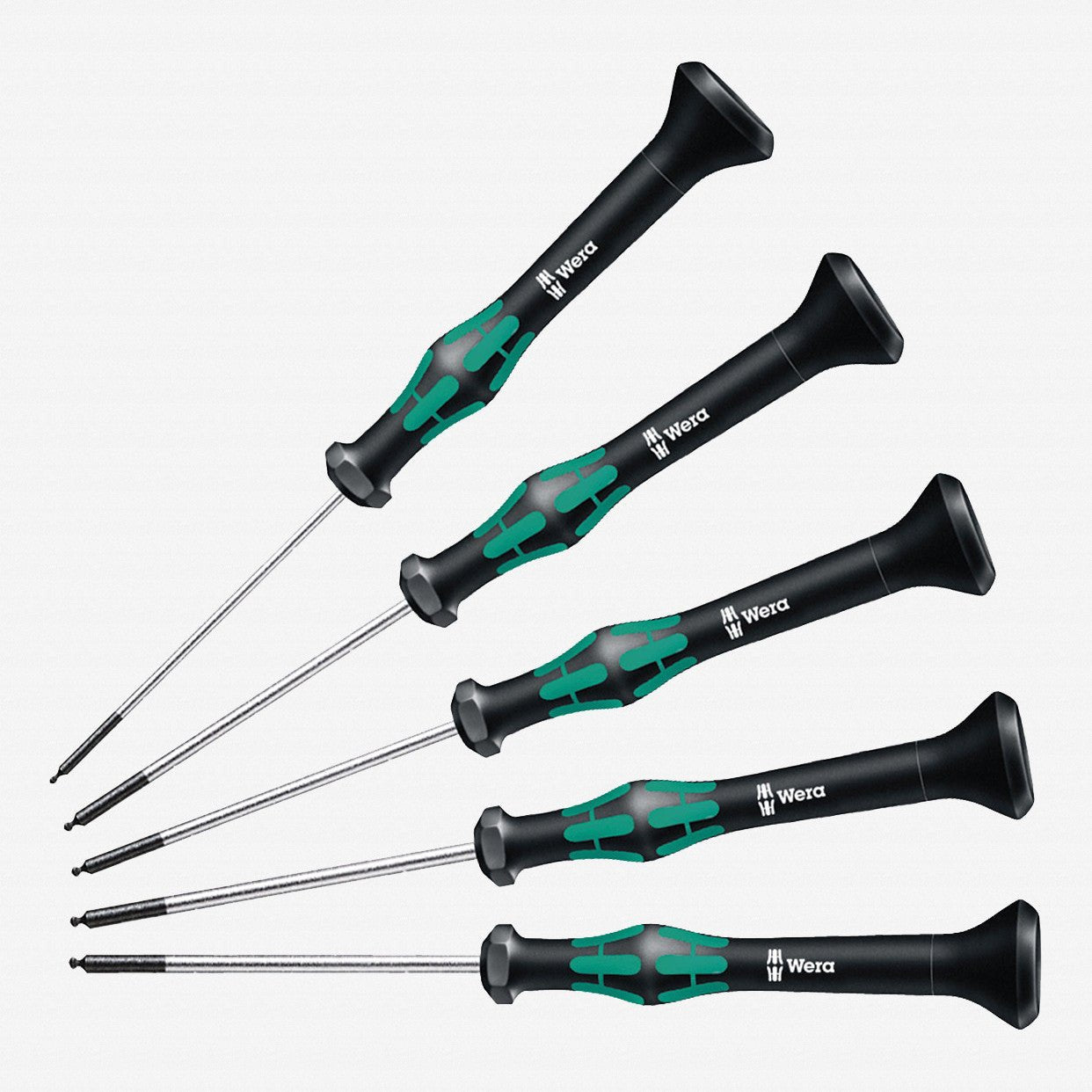 Wera 345275 Kraftform Micro Ball End Hex Metric Precision Screwdriver Set - WR345275 - KC Tool