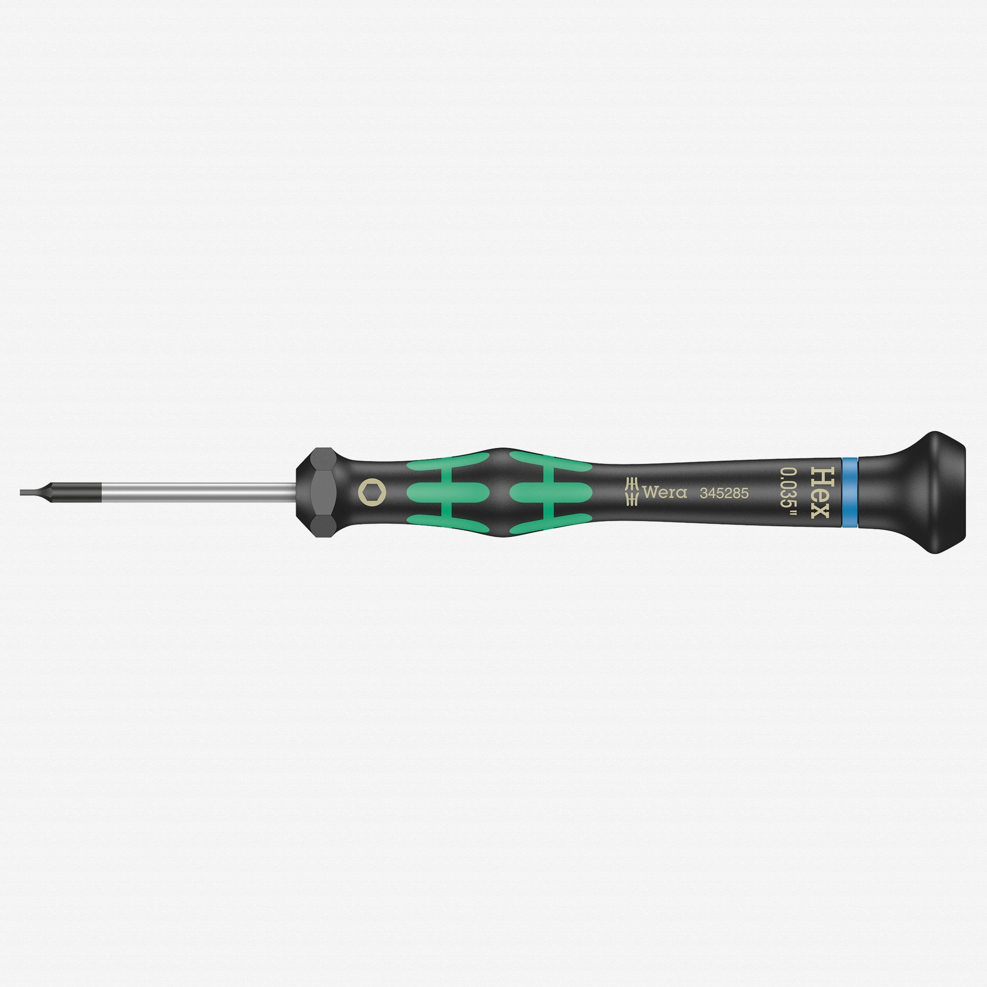 Wera 345285 0.035" x 40mm Kraftform Micro Hex Precision Screwdriver - WR345285 - KC Tool