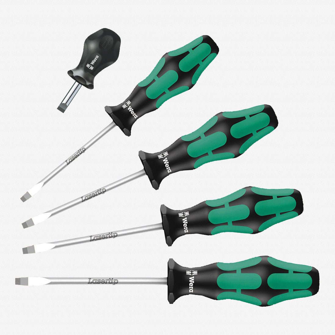 Wera 346302 Kraftform Plus Slotted Screwdriver Set - WR346302 - KC Tool
