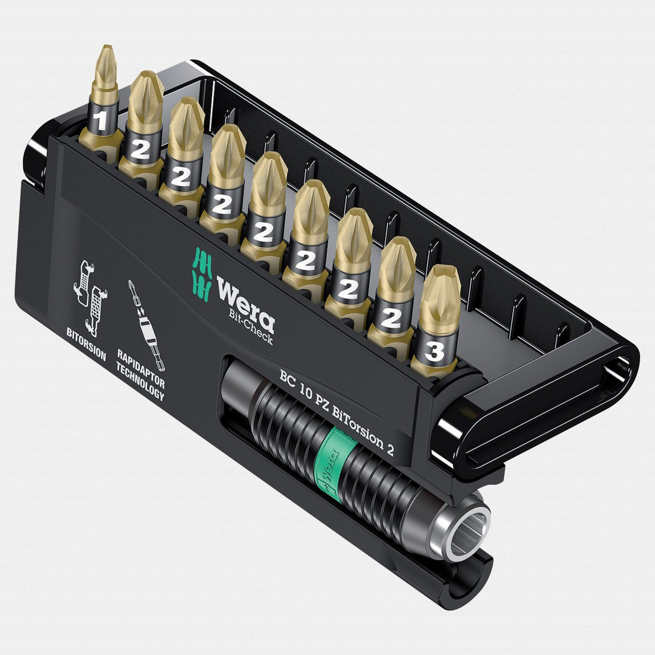 Wera 347153 Bit - Check 10 PZ BiTorsion 2 - WR347153 - KC Tool