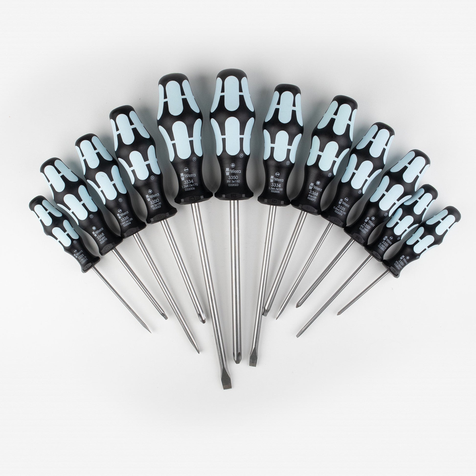 Wera 347903 Stainless Steel Slotted/Phillips/Square Screwdriver Set - WR347903 - KC Tool