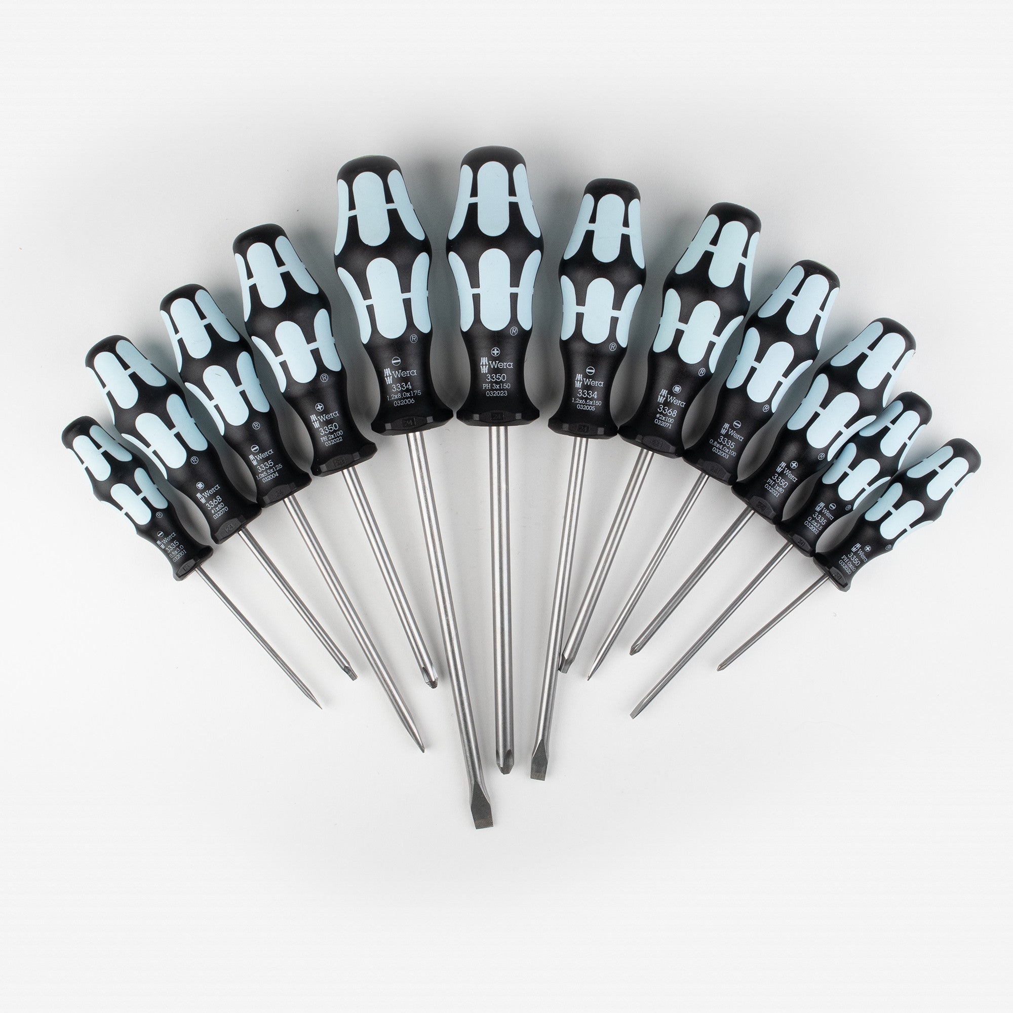 Wera 347903 Stainless Steel Slotted/Phillips/Square Screwdriver Set - WR347903 - KC Tool