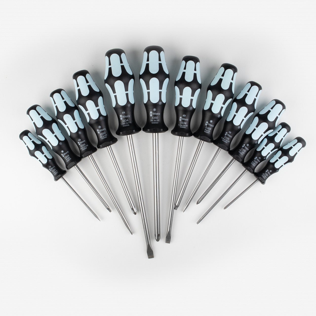 Wera 347903 Stainless Steel Slotted/Phillips/Square Screwdriver Set - WR347903 - KC Tool