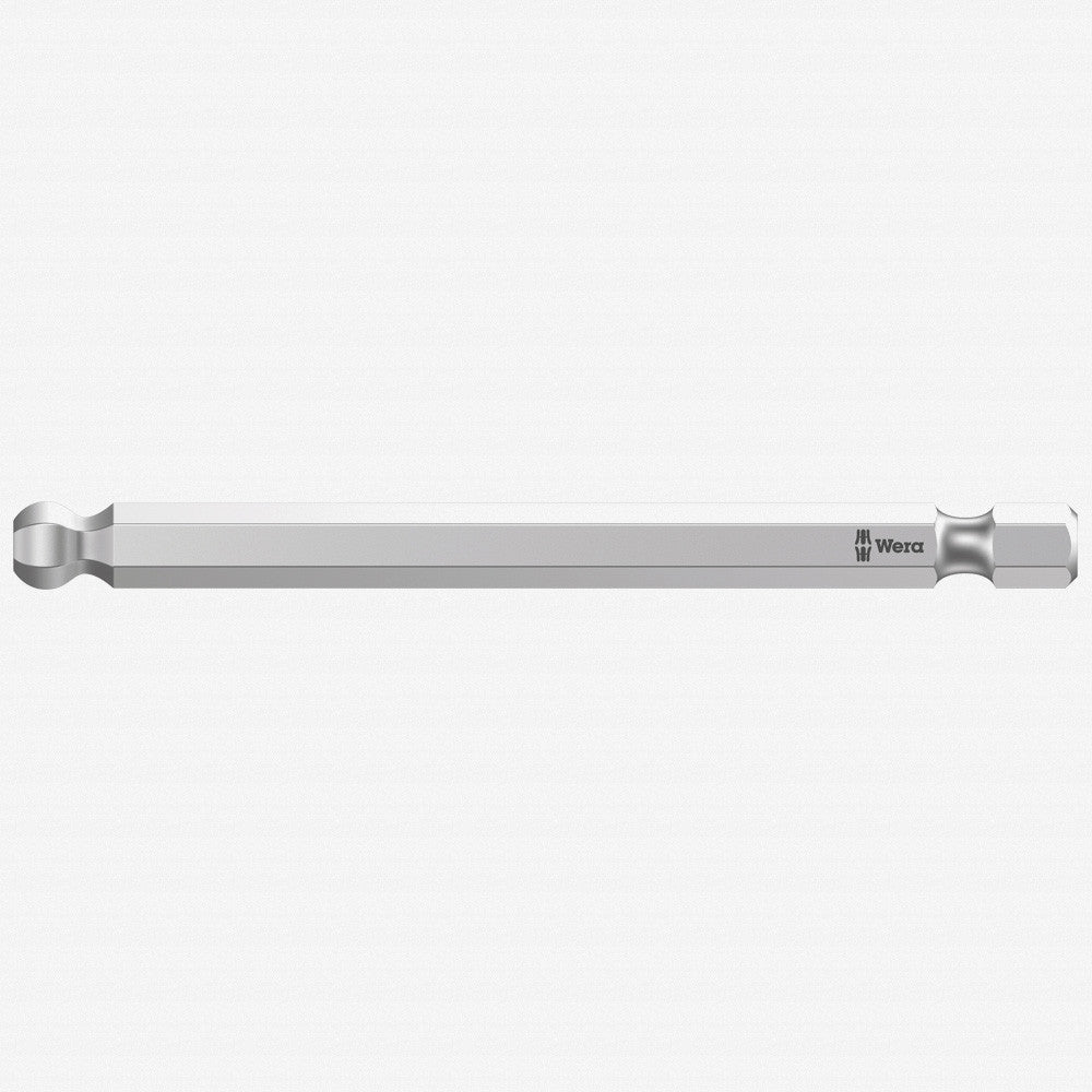 Wera 380128 5/32" x 89mm Ball End Hex Power Bit - WR380128 - KC Tool