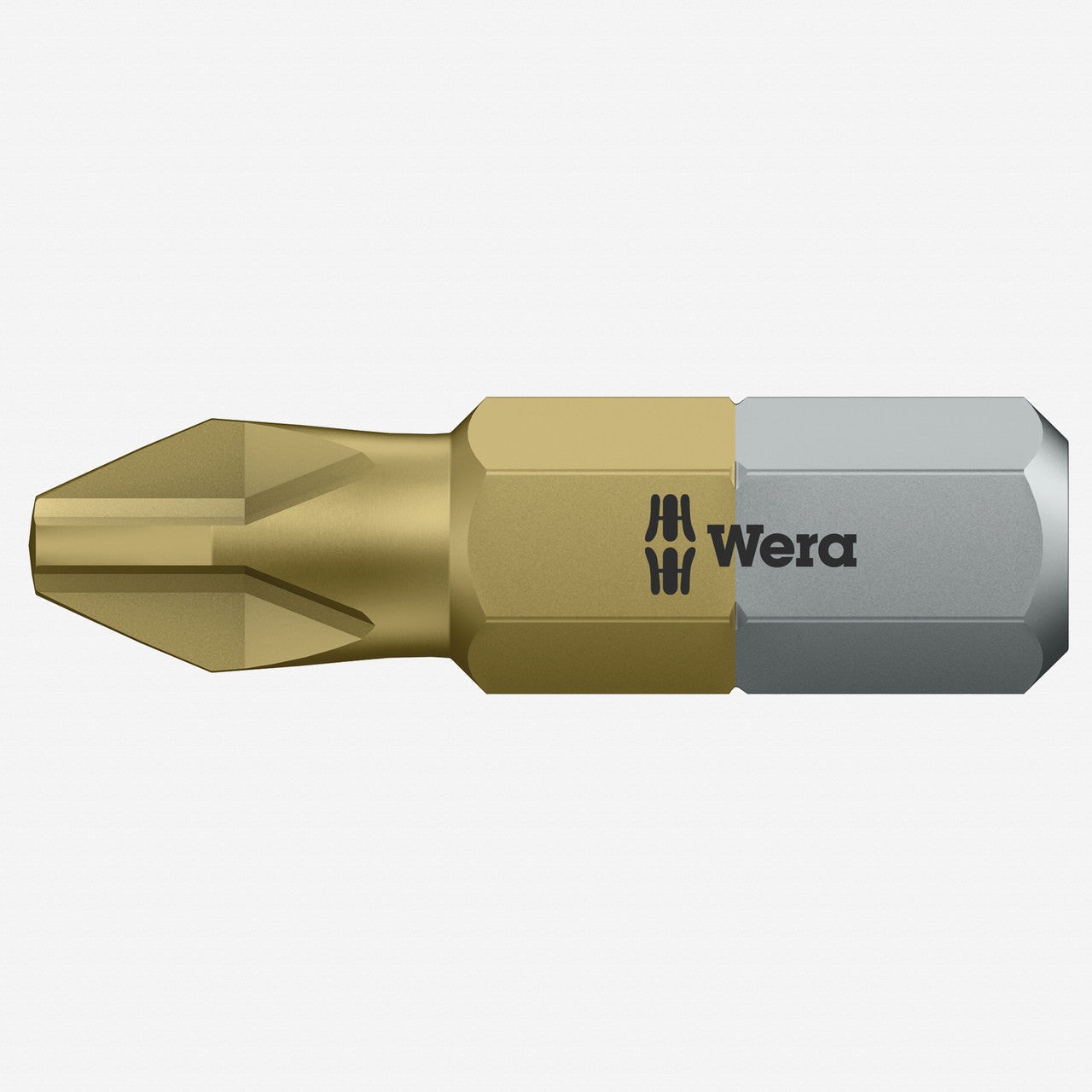 Wera 480172 Titanium - Nitride 2 x 25mm Phillips Bit - WR480172 - KC Tool