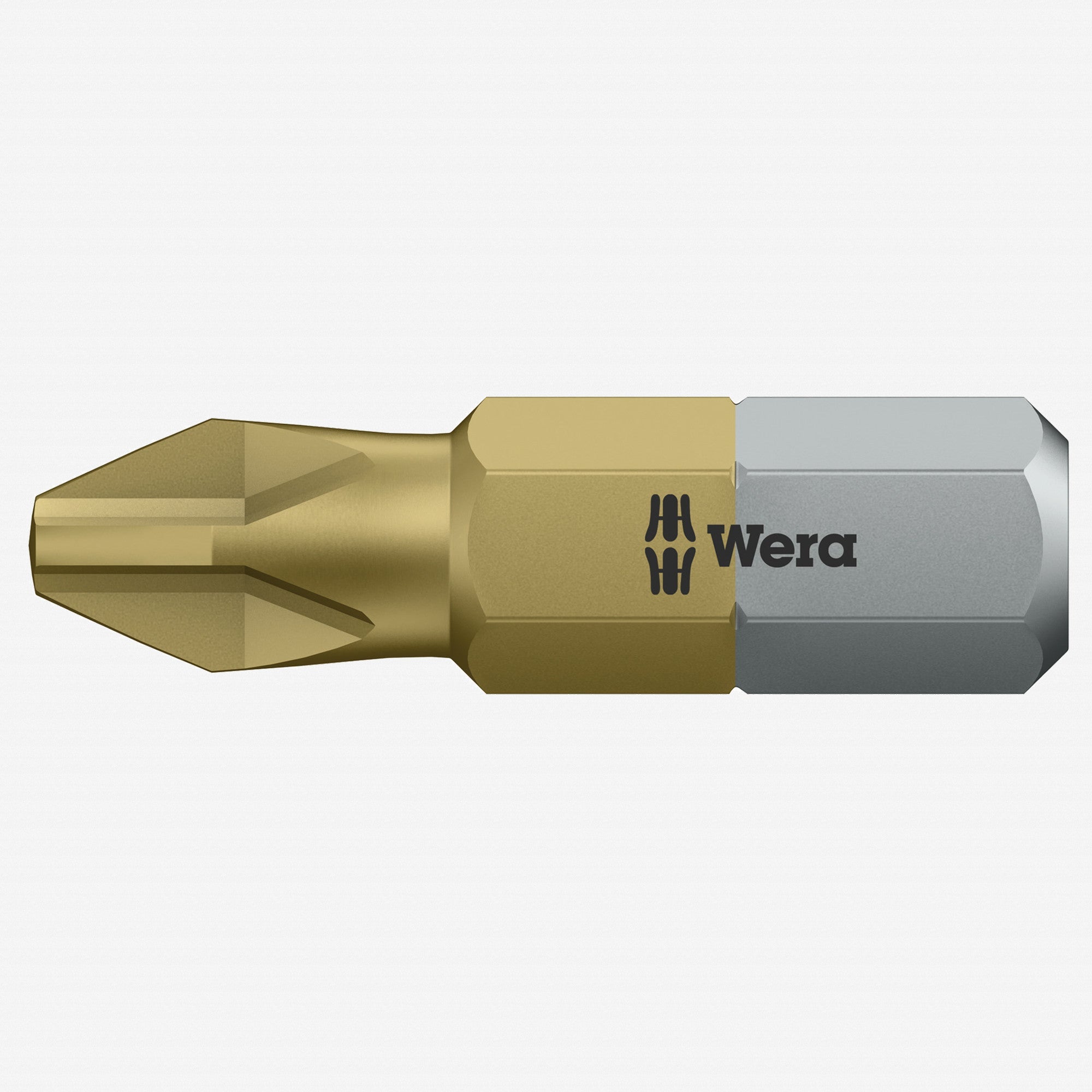Wera 480172 Titanium-Nitride 2 x 25mm Phillips Bit - WR480172 - KC Tool