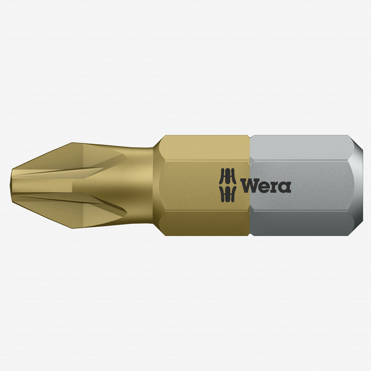 Wera 480222 Titanium-Nitride 2 x 25mm Pozidriv Bit - WR480222 - KC Tool