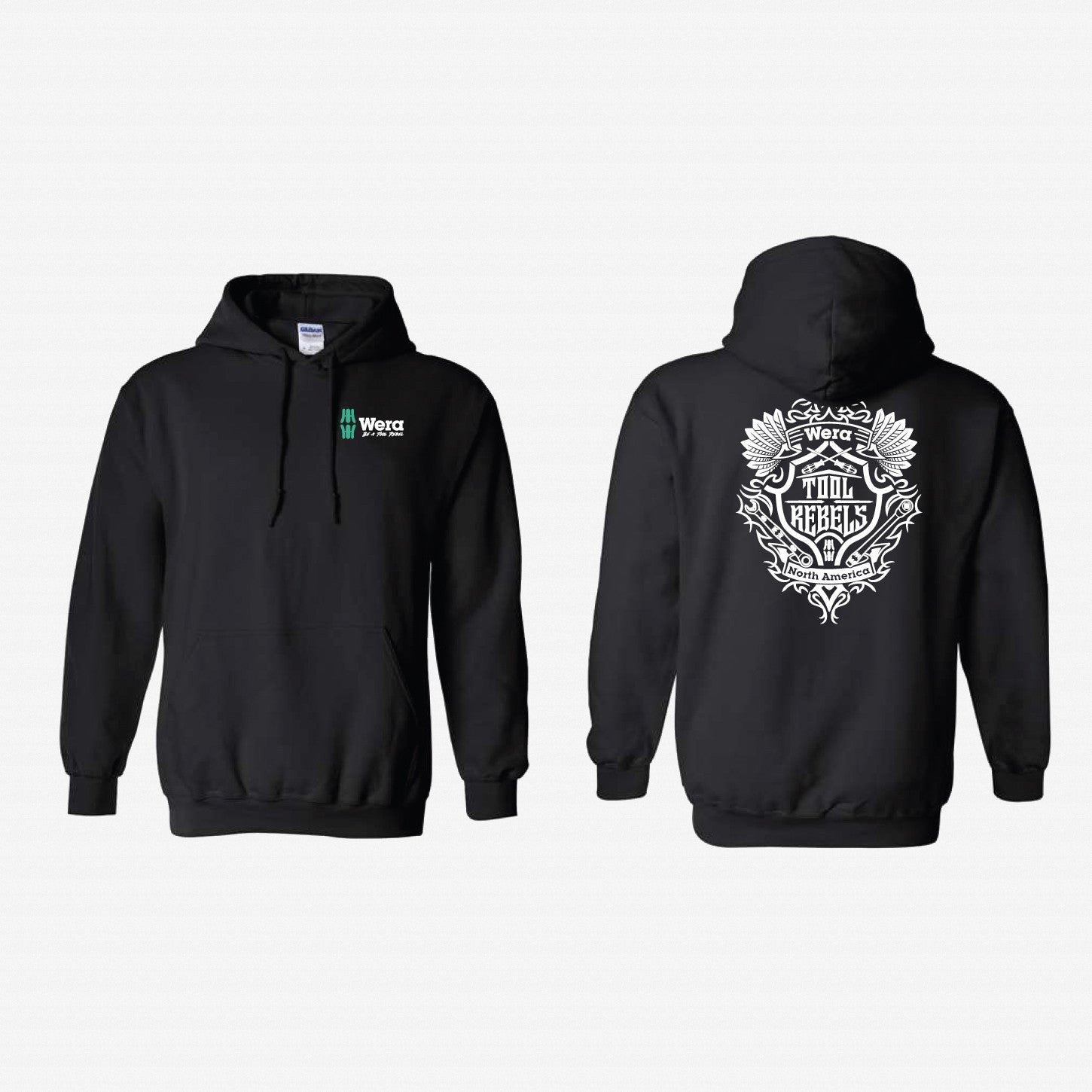 Wera Tool Rebel Hoodie - WERATRHOODIE-S - KC Tool