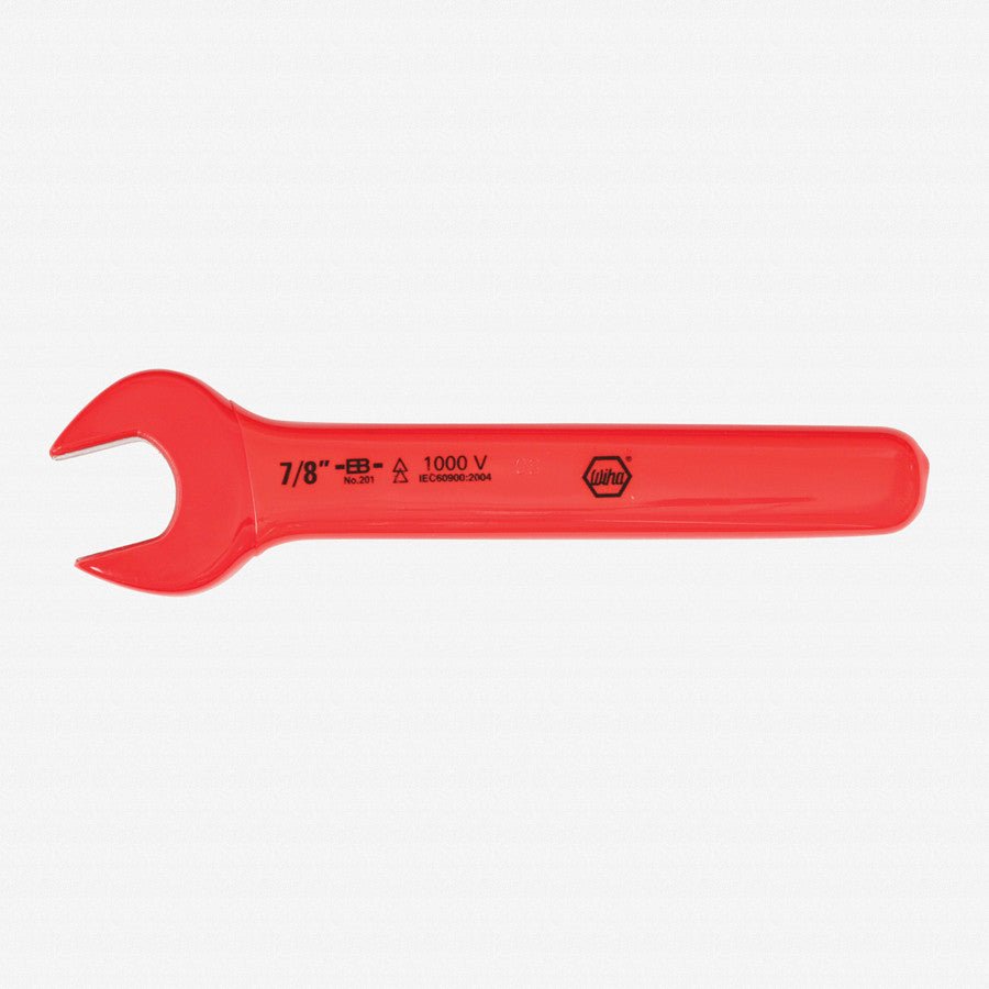 Wiha 20131 1/4" Insulated Open End Wrench - 20131 - KC Tool