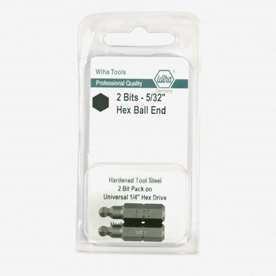 Wiha 71712 7/64" Ball End Hex Insert Bit (2 Pack) - 71712 - KC Tool