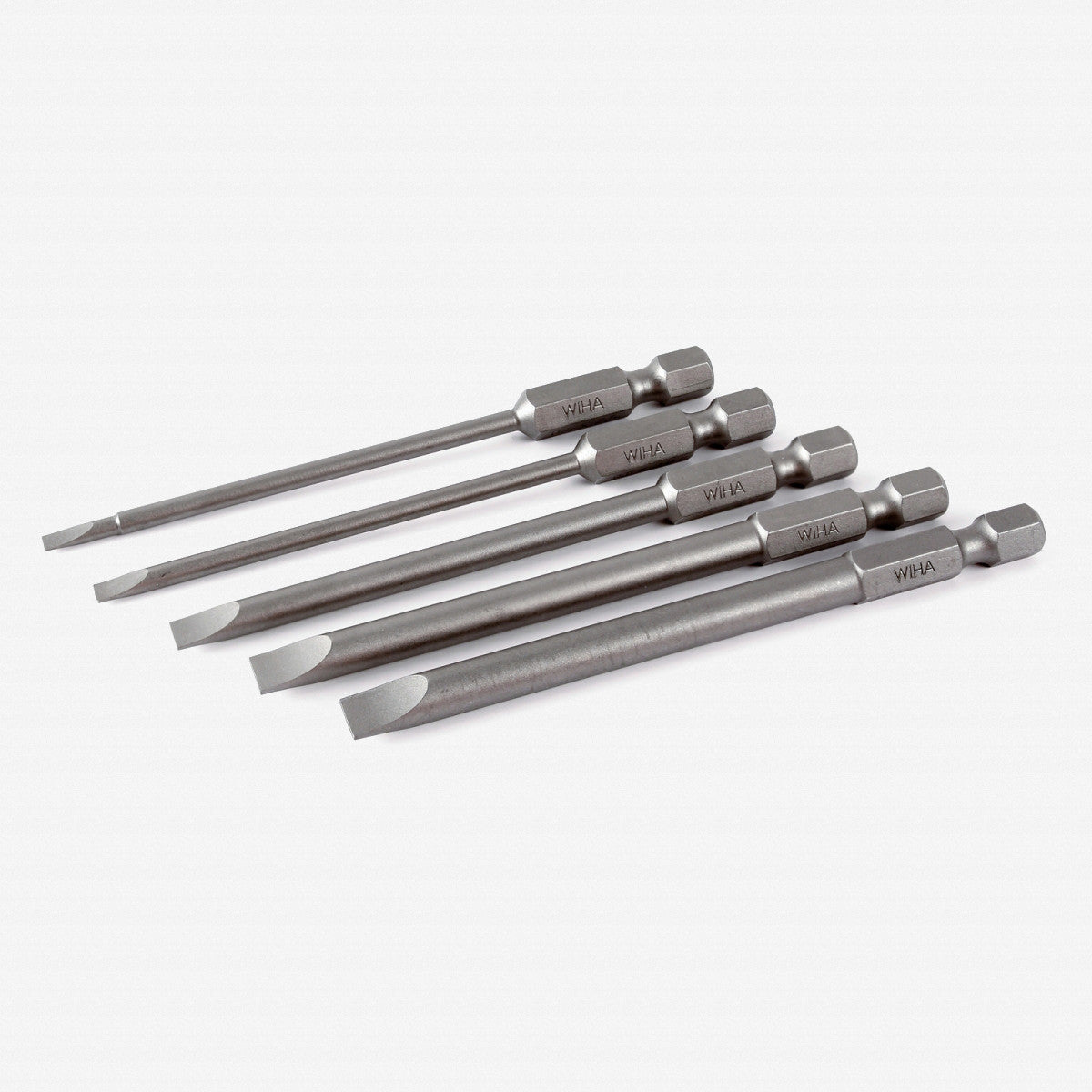 Wiha 76093 5 Piece Slotted Power Blade Set - 76093 - KC Tool