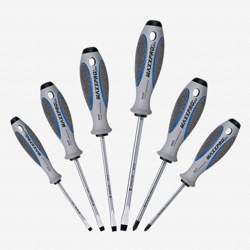 Witte 663864 6 Piece Maxxpro Plus Slotted and Phillips Screwdriver Set - 9T663864 - KC Tool