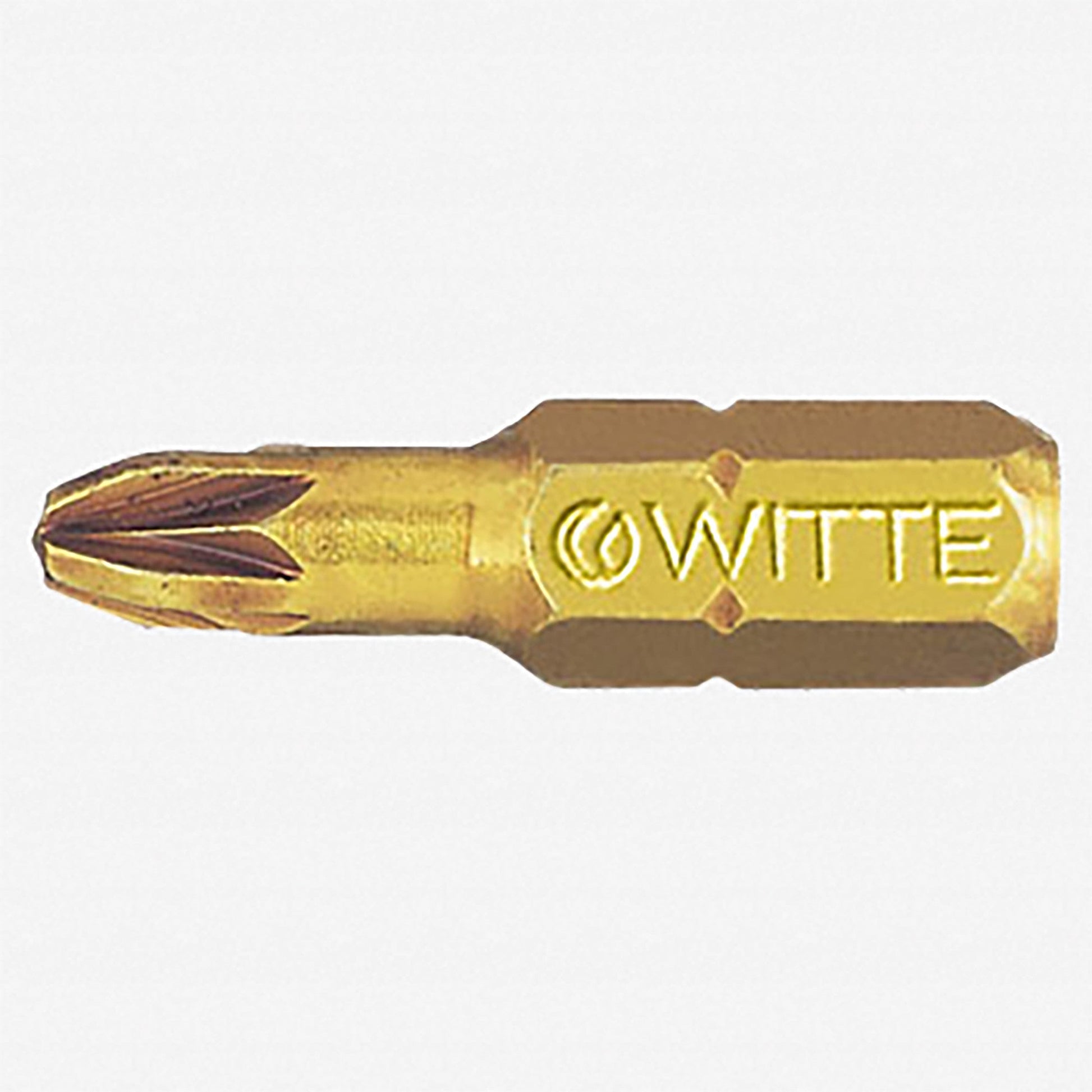 Witte Maxx Extra-hard Pozidriv Bit with Truncated Tip, 2 x 25mm - WT27248 - KC Tool