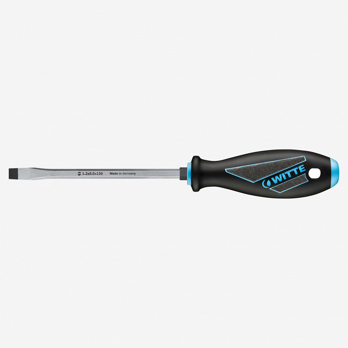 Witte Maxx Plus Keystone Slotted Screwdriver with Hex Bolster, 5.5 x 125mm - WT63011 - KC Tool