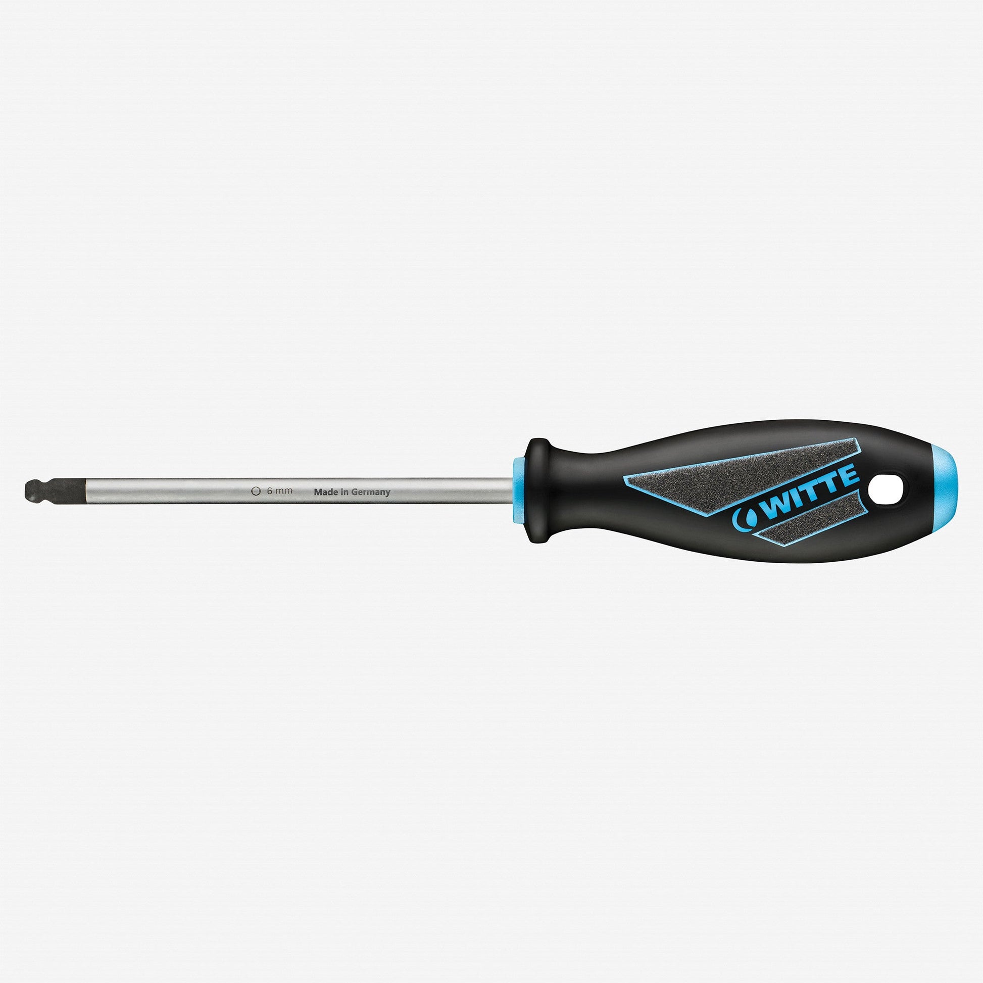 Witte Maxx Plus Metric Ball End Hex Screwdriver, 8.0 x 150mm - WT63055 - KC Tool