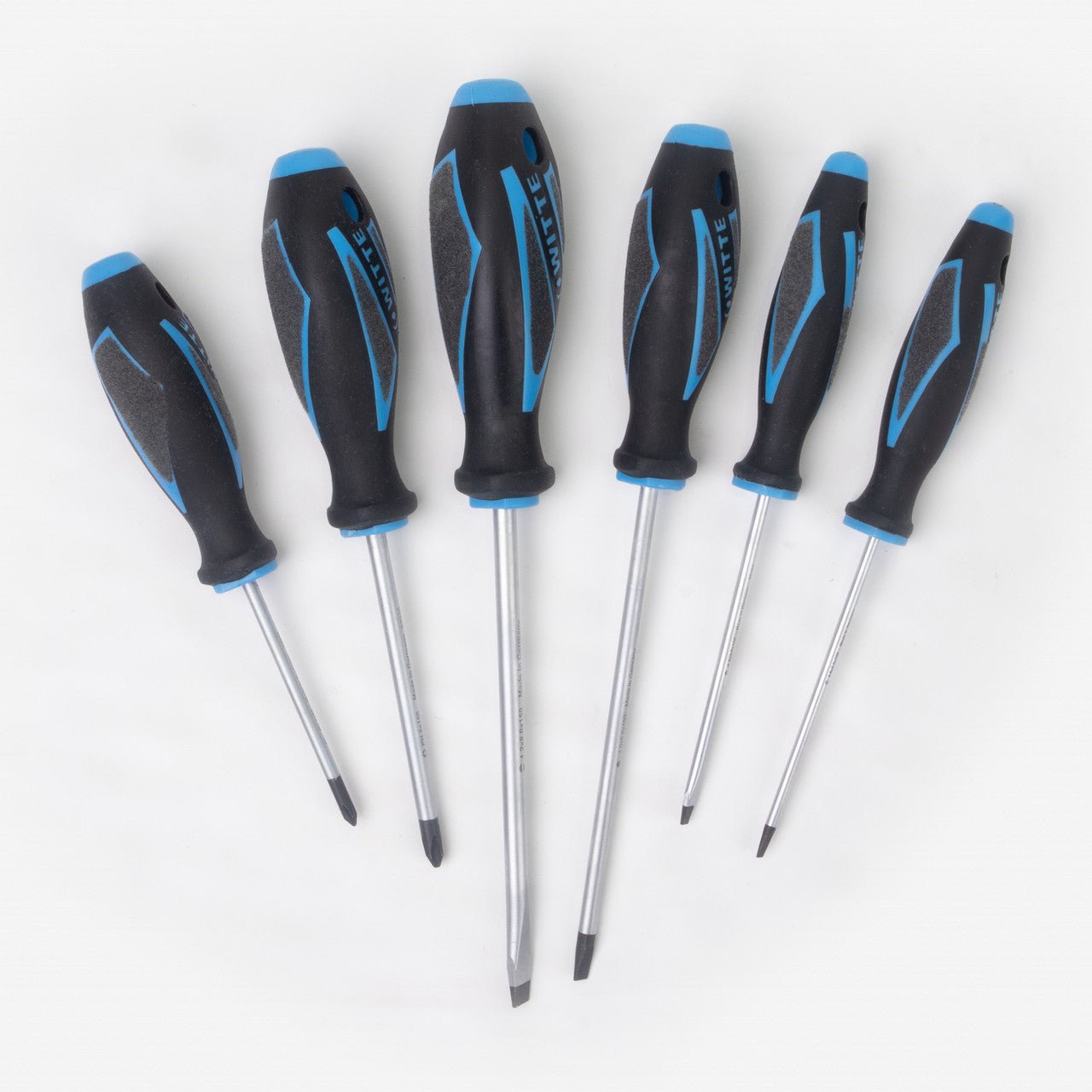 Witte Maxx Plus Slotted and Phillips Screwdriver Set, 6 Pieces, Medium - WT663831 - KC Tool