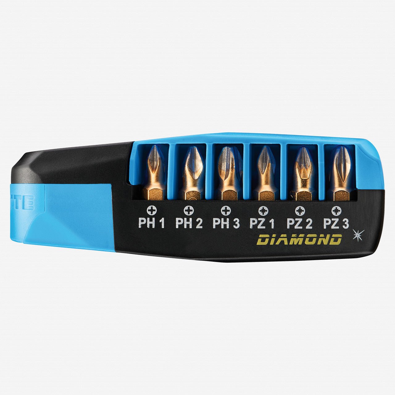 Witte Maxx Ratchdrive All - in - one Phillips/Pozidriv Diamond Bit Set, 7 Pieces - WT25106 - KC Tool