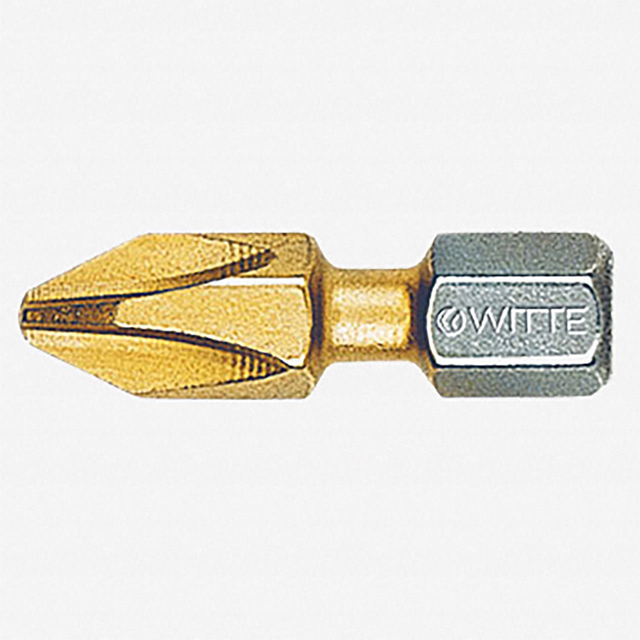 Witte Maxx Titanium - Nitride Bitflex Phillips Bit, 1 x 25mm - WT28421 - KC Tool