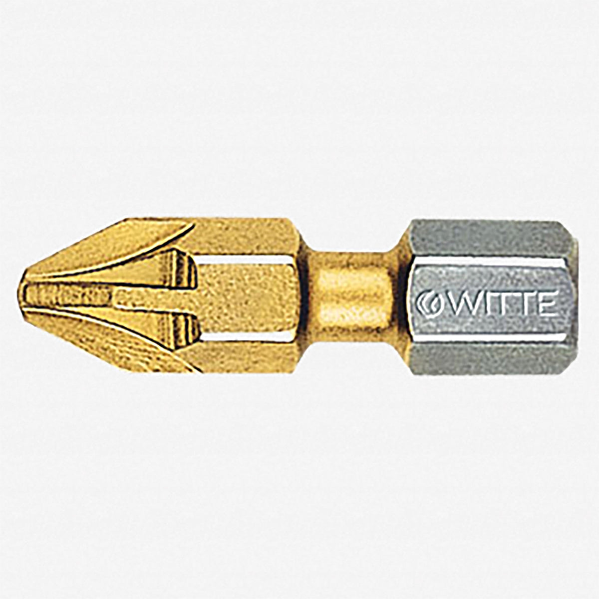 Witte Maxx Titanium-Nitride Bitflex Pozidriv Bit, 1 x 25mm - WT28445 - KC Tool