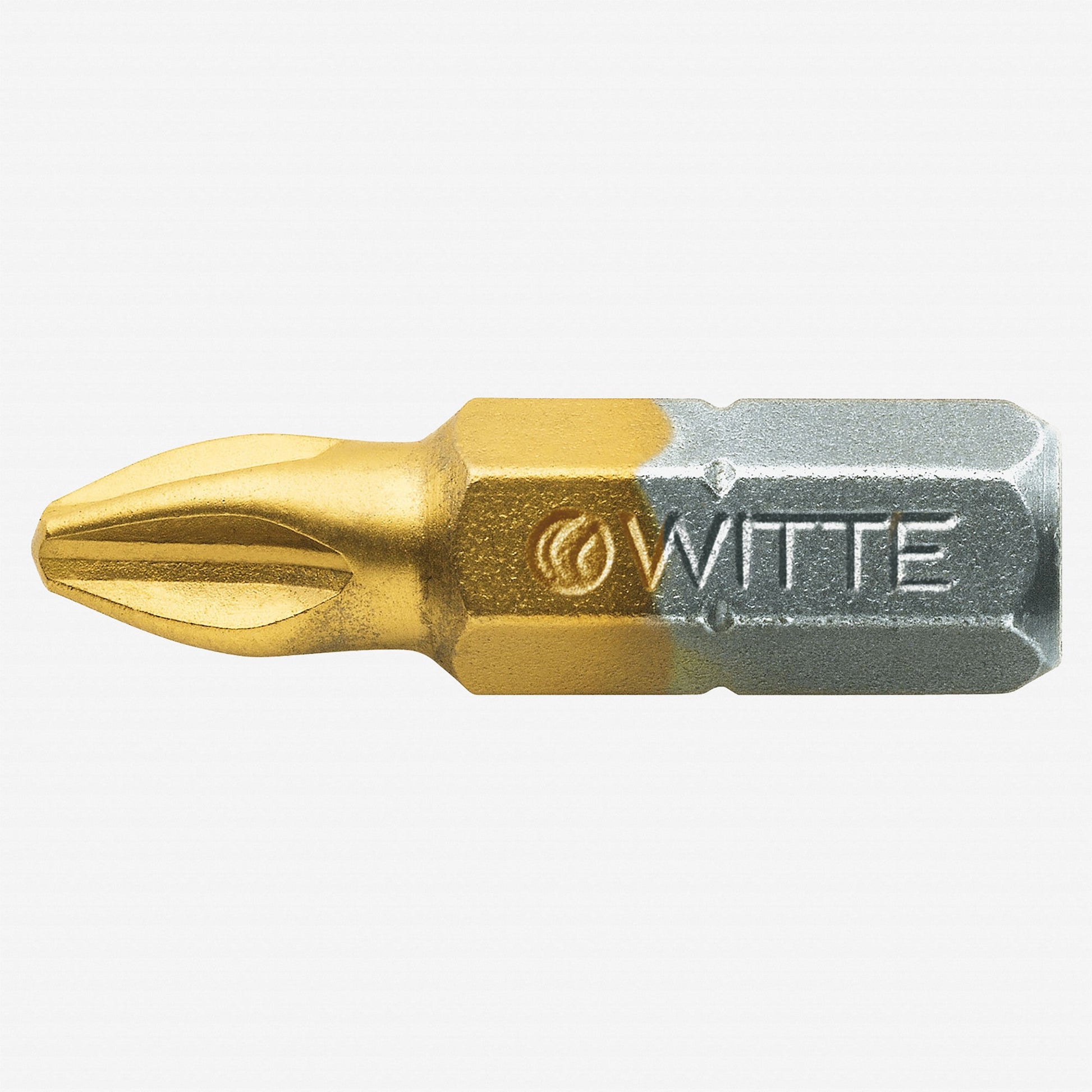 Witte Maxx Titanium-Nitride Phillips Bit, 1 x 25mm - WT27320 - KC Tool