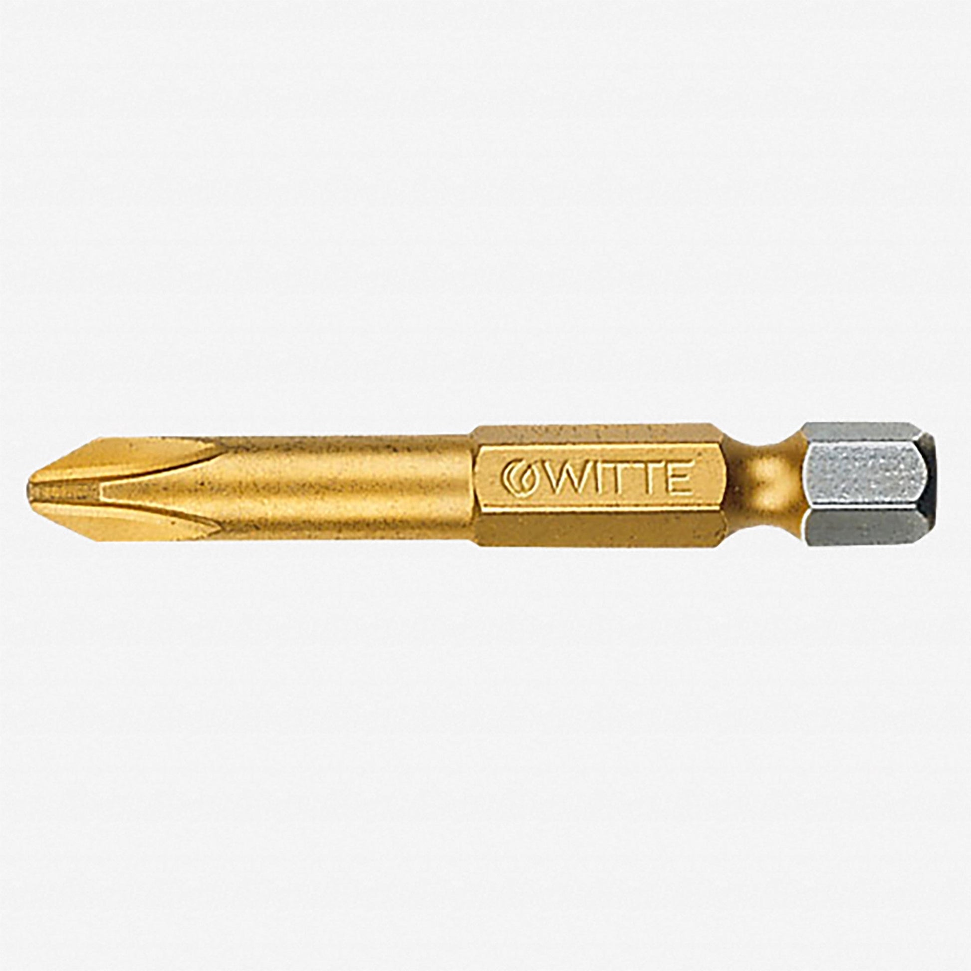 Witte Maxx Titanium-Nitride Phillips Bit, 3 x 50mm - WT27553 - KC Tool