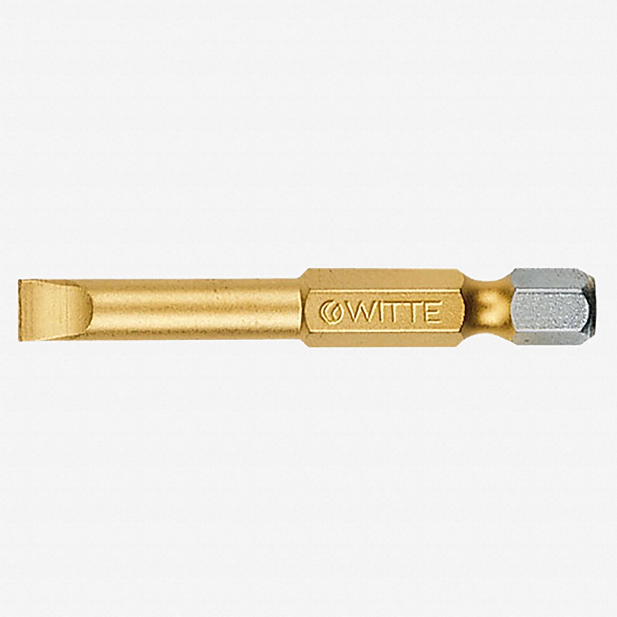 Witte Maxx Titanium-Nitride Slotted Bit, 0.6 x 4.5 x 50mm - WT27531 - KC Tool