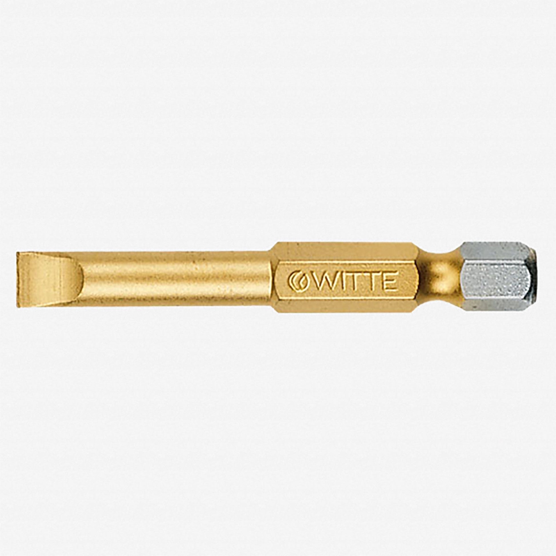 Witte Maxx Titanium-Nitride Slotted Bit, 0.8 x 5.5 x 50mm - WT27532 - KC Tool