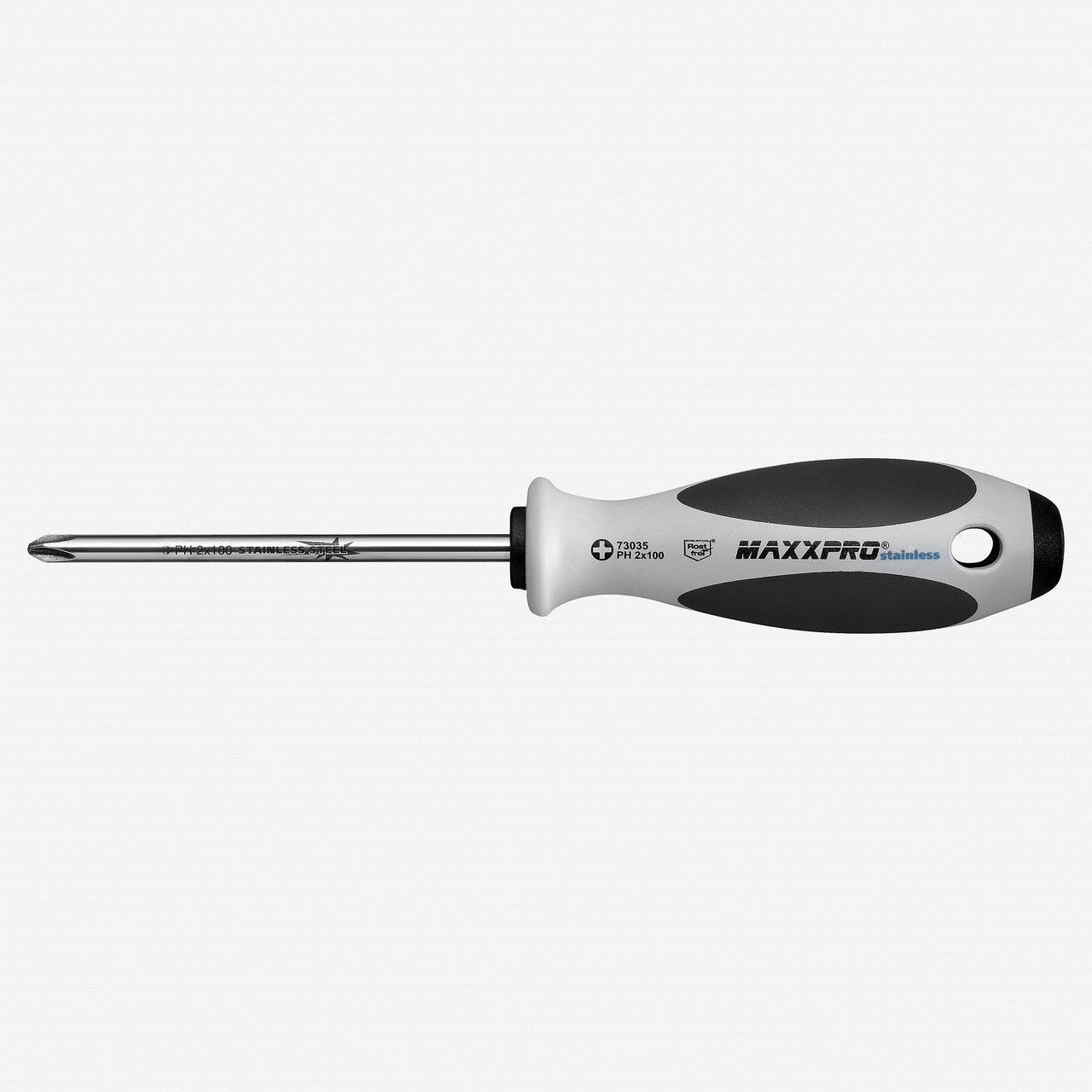 Witte MaxxPro Stainless Phillips Screwdriver, 2 x 100mm - WT73035 - KC Tool