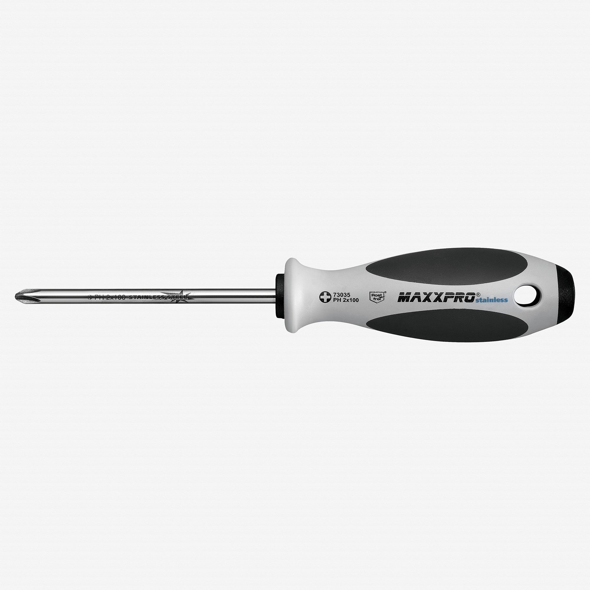 Witte MaxxPro Stainless Phillips Screwdriver, 2 x 100mm - WT73035 - KC Tool