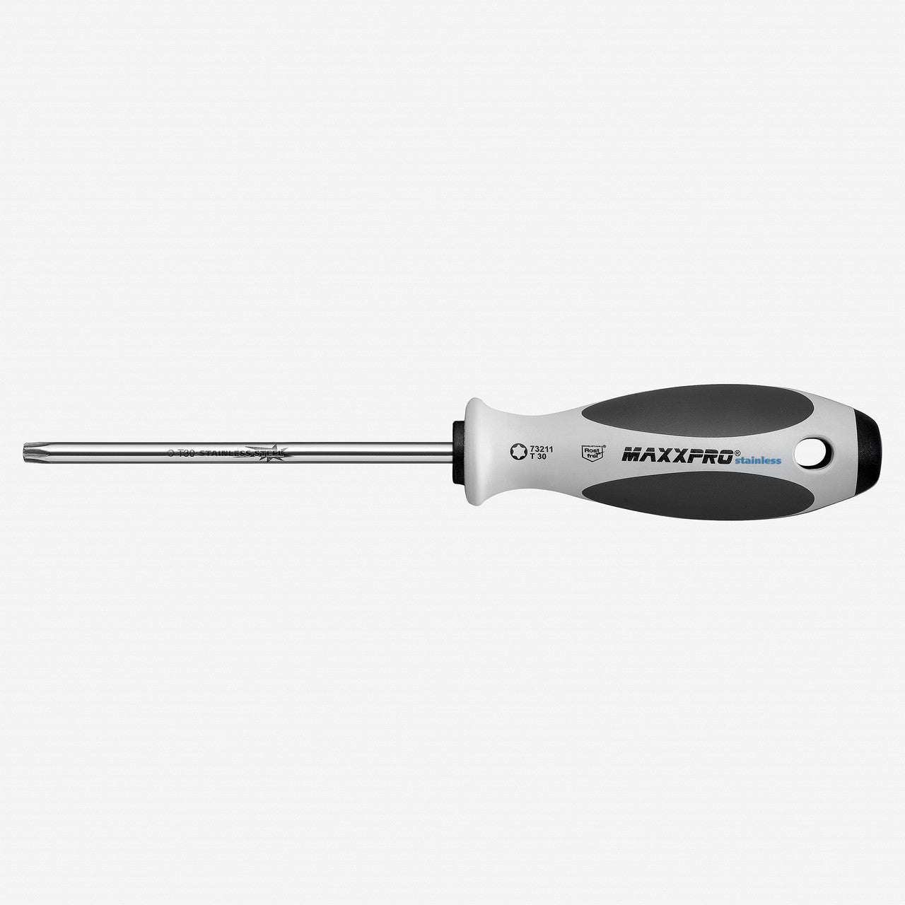 Witte MaxxPro Stainless Torx Screwdriver, T30 x 115mm - WT73211 - KC Tool