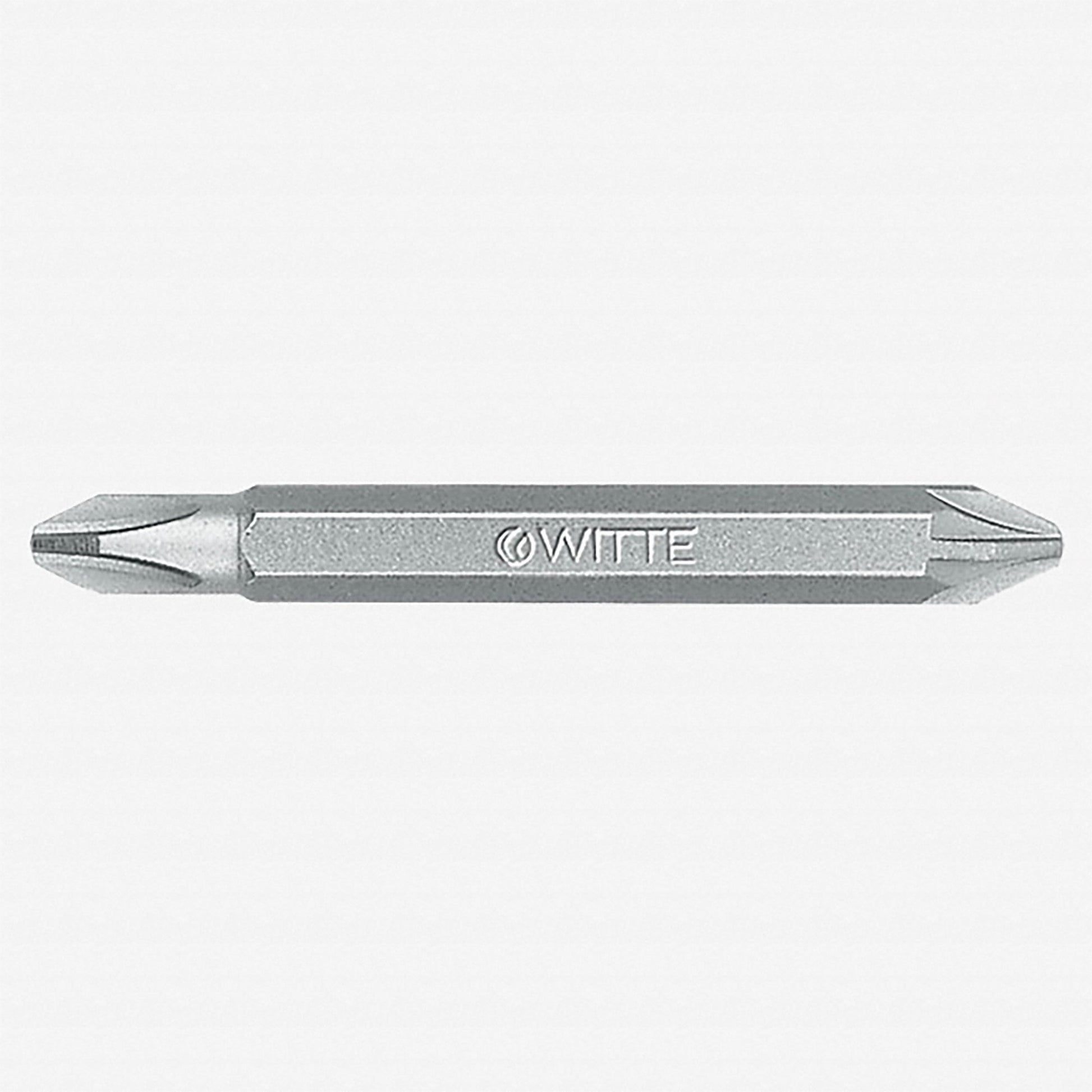 Witte Pro Double-ended Phillips/Pozidriv Bit, 3 + 3 x 60mm - WT29012 - KC Tool