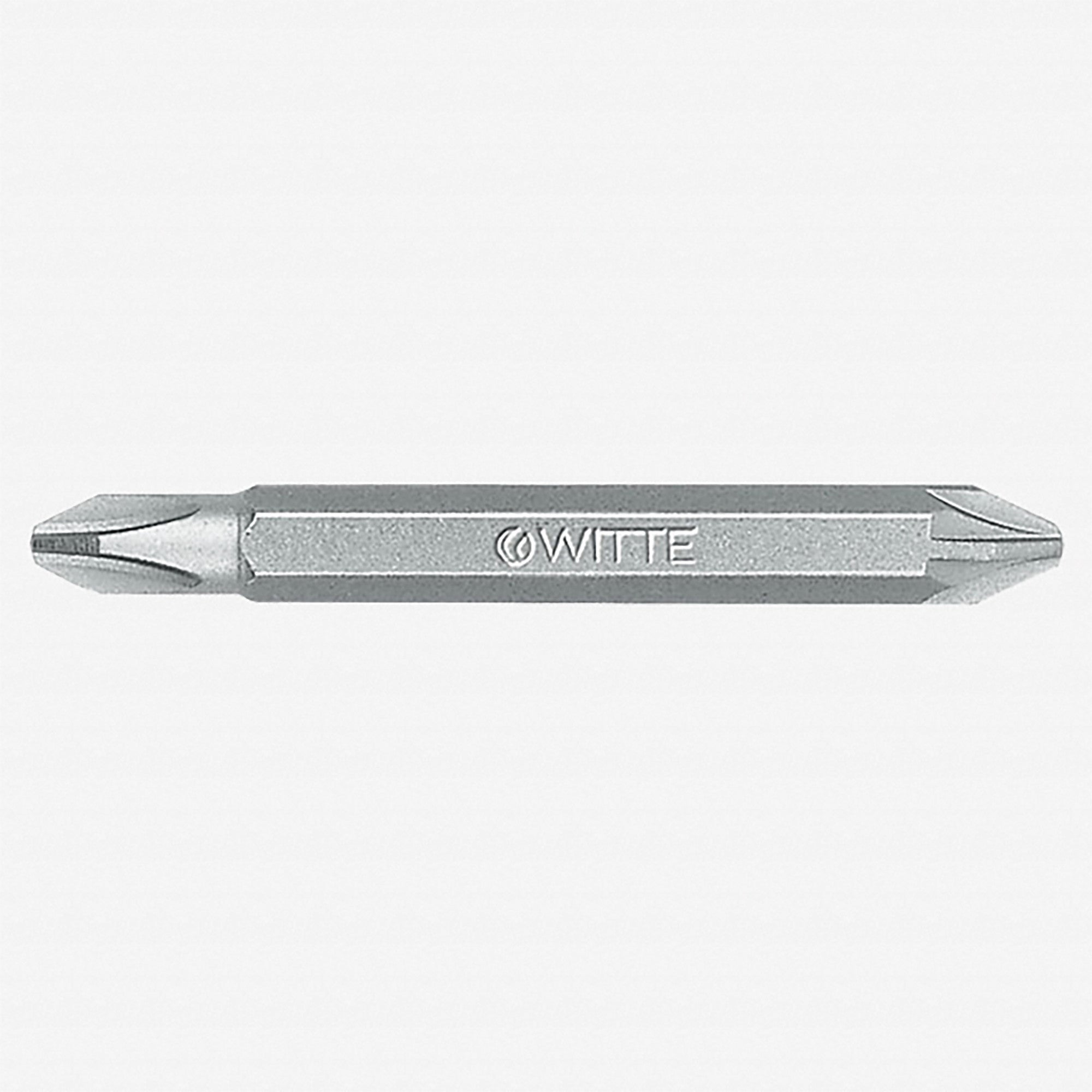 Witte Pro Double-ended Phillips/Pozidriv Bit, 3 + 3 x 60mm - WT29012 - KC Tool