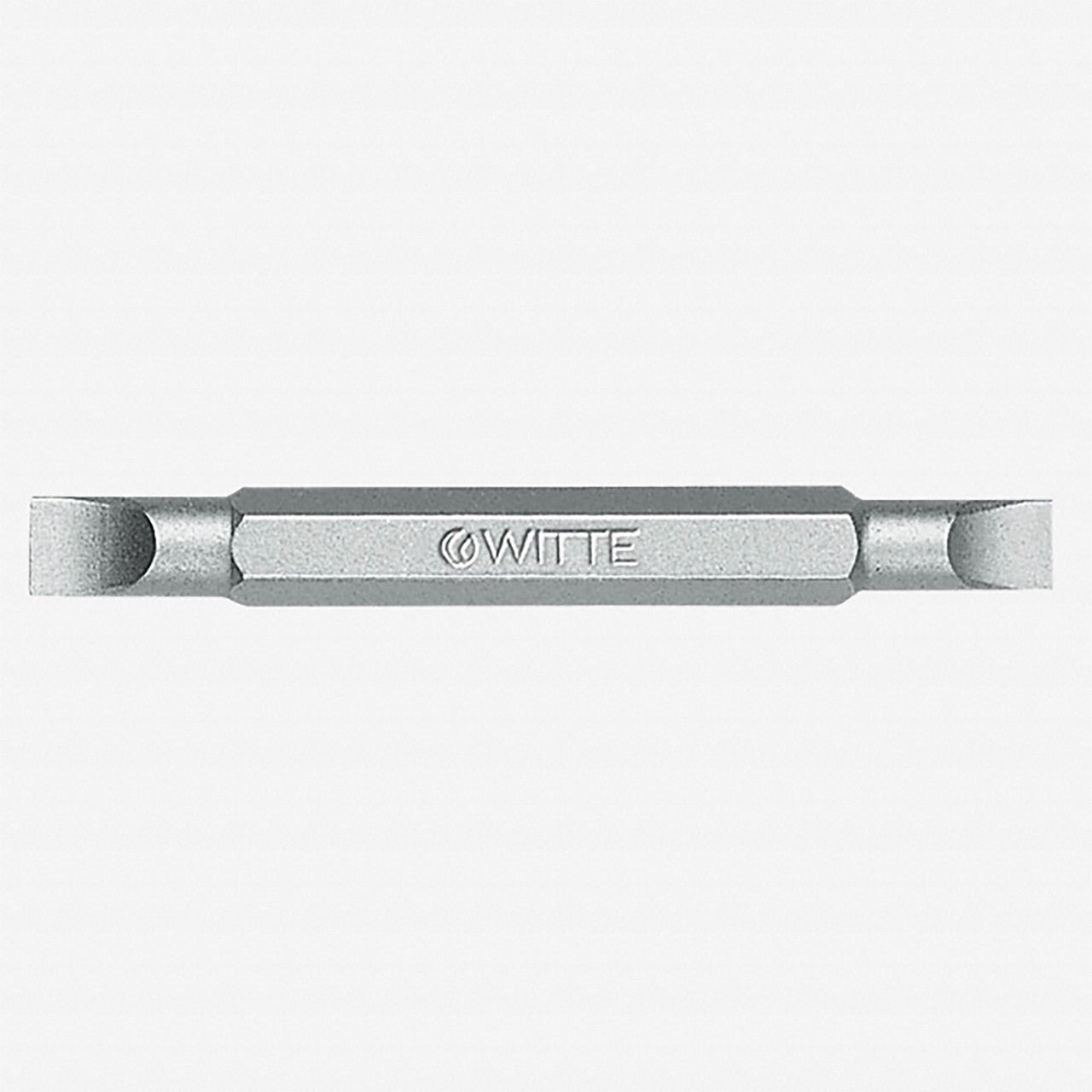 Witte Pro Double - ended Slotted Bit, 0.5 x 3.0 + 0.6 x 4.5 x 60mm - WT29007 - KC Tool
