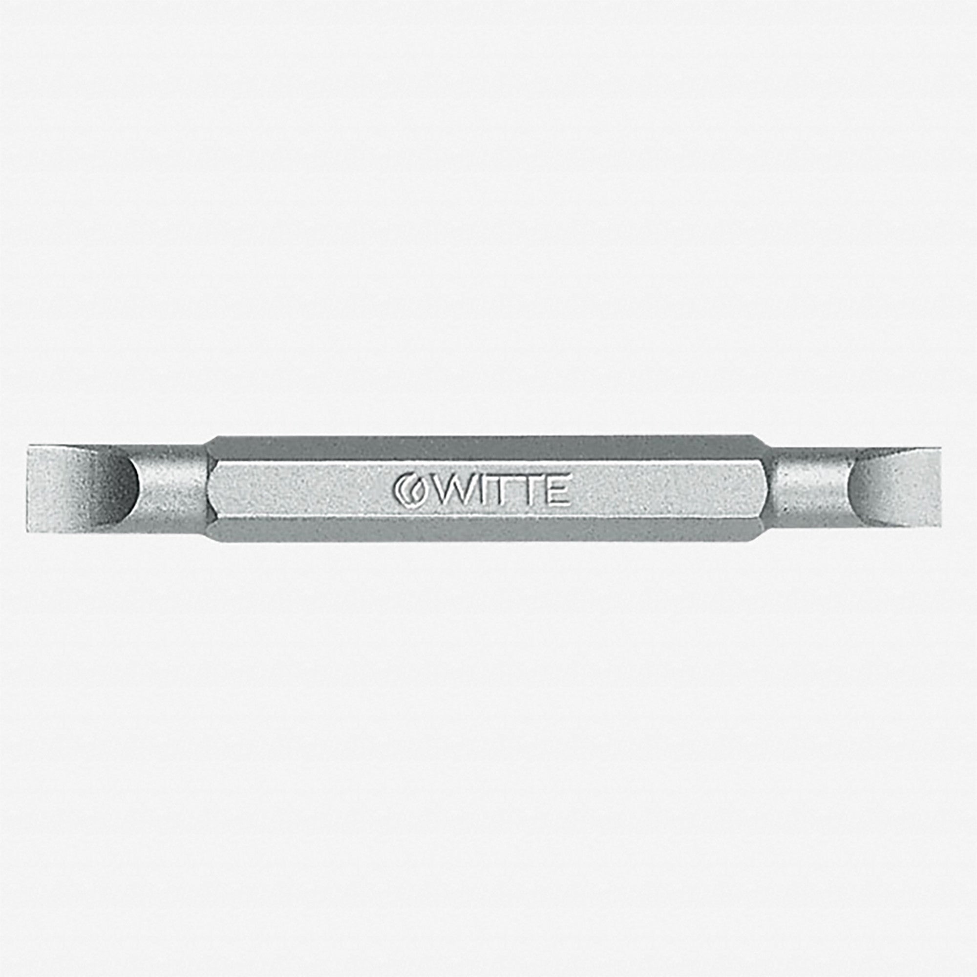 Witte Pro Double-ended Slotted Bit, 1.2 x 6.5 + 1.6 x 8.0 x 60mm - WT29009 - KC Tool