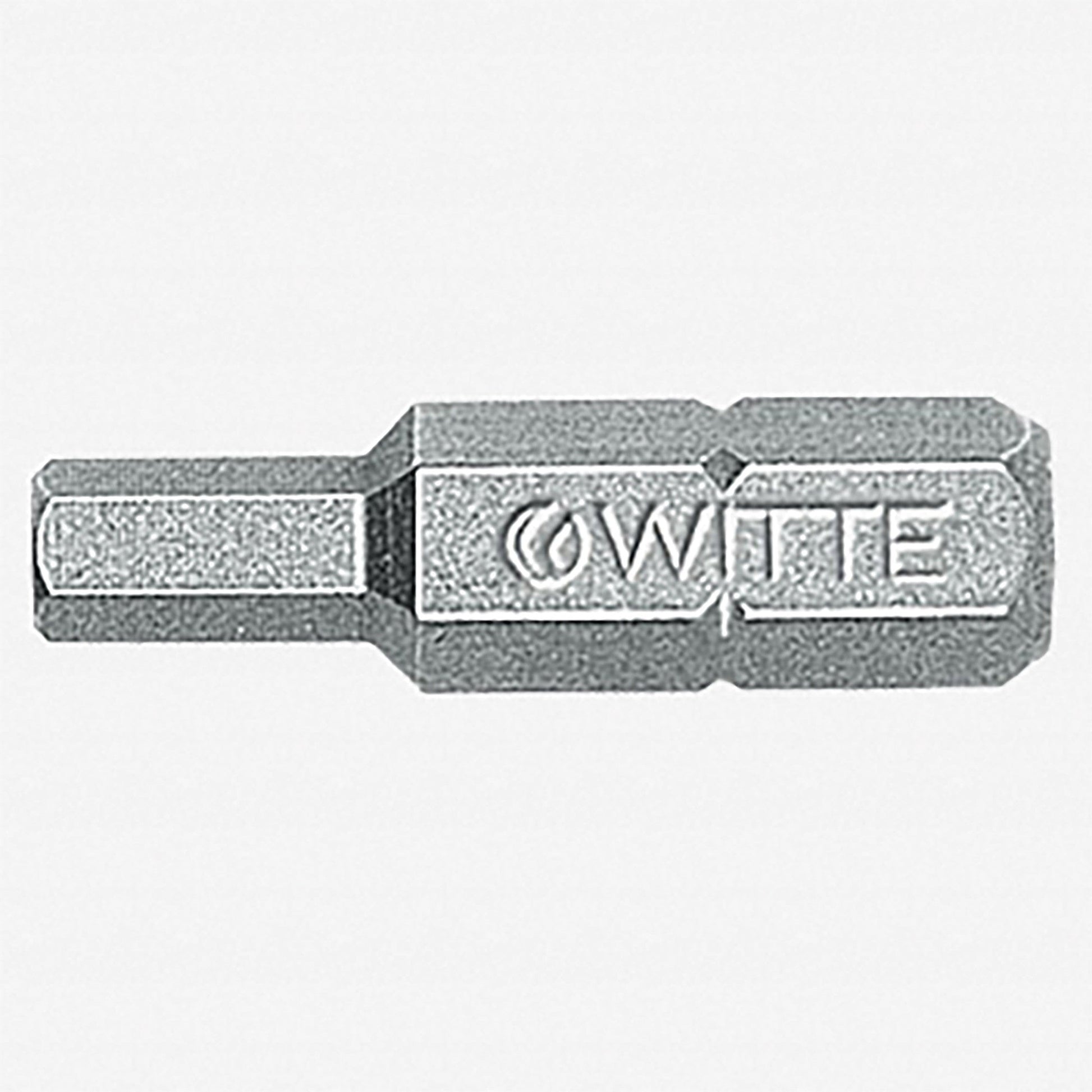 Witte Pro Hex Bit, 2.5 x 25mm - WT27082 - KC Tool