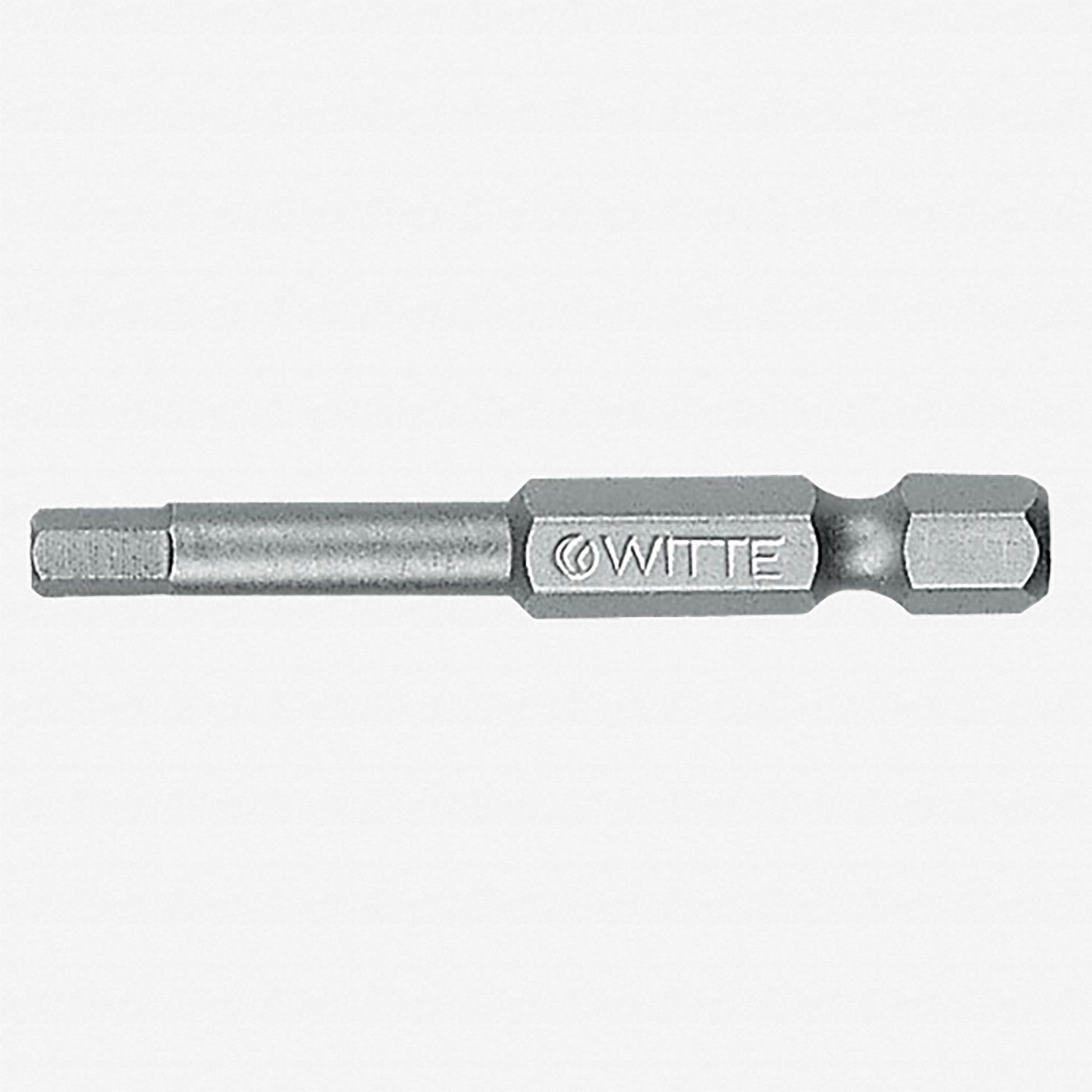 Witte Pro Hex Bit, 5.0 x 50mm - WT27195 - KC Tool
