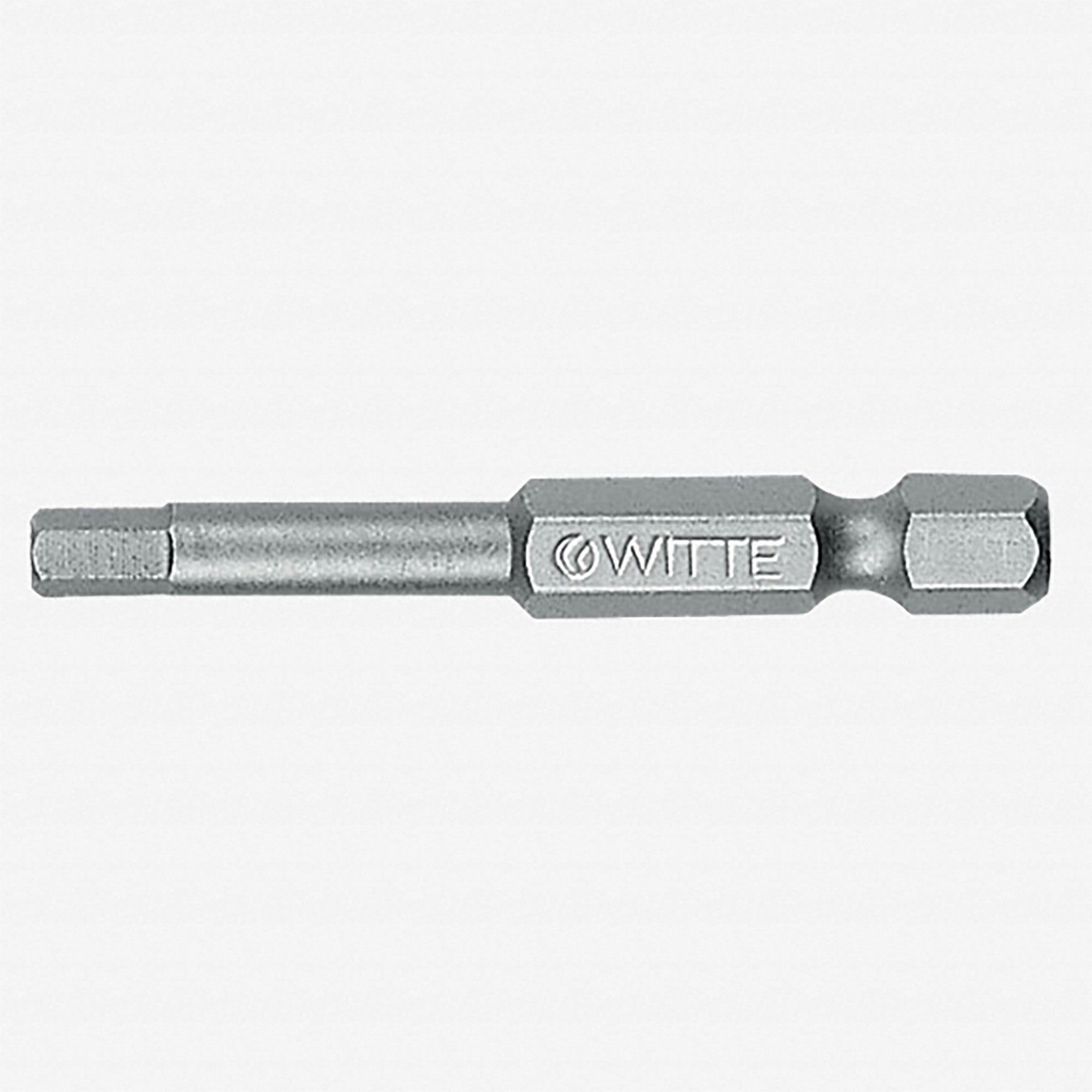 Witte Pro Hex Bit, 5.0 x 50mm - WT27195 - KC Tool