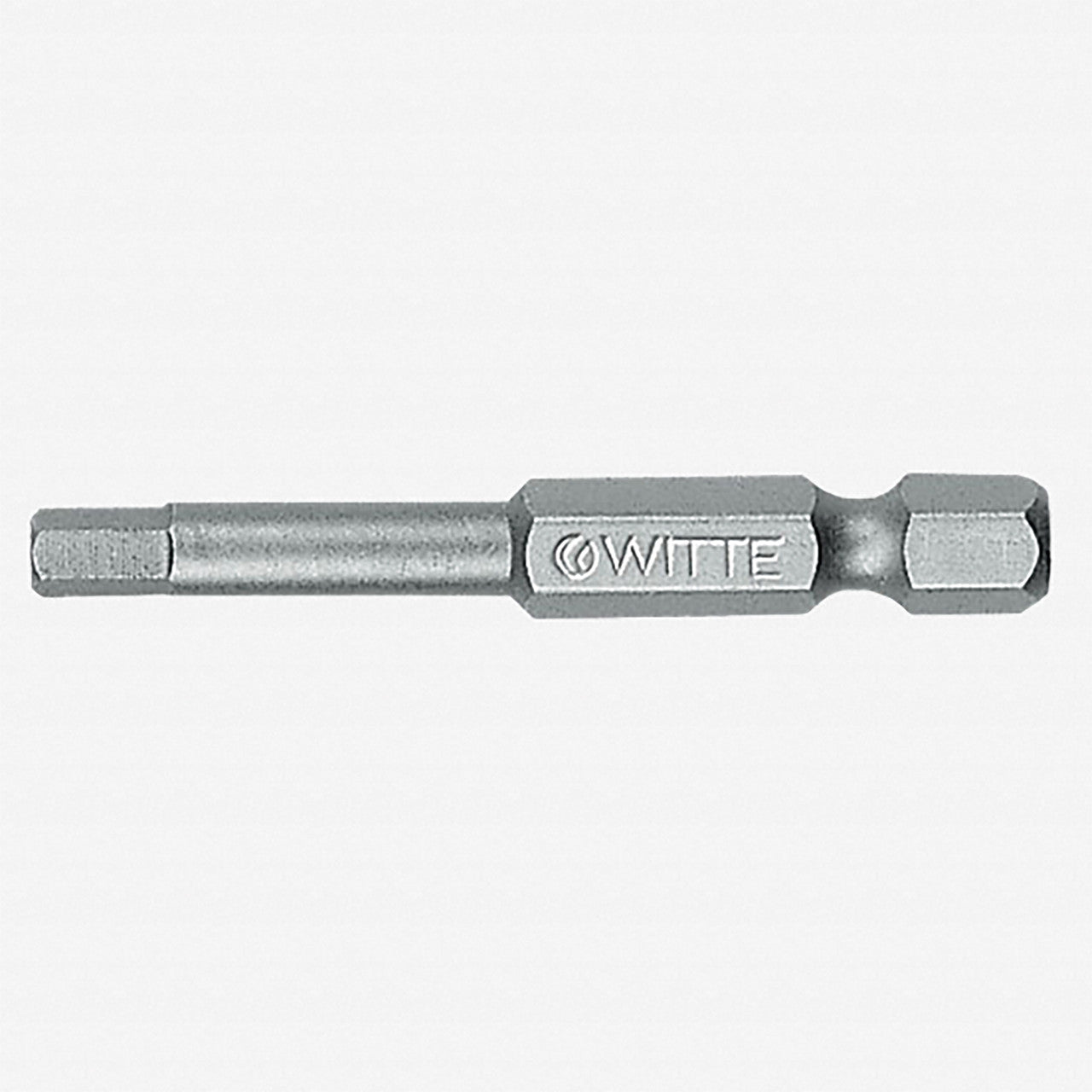 Witte Pro Hex Bit, 6.0 x 50mm - WT27196 - KC Tool