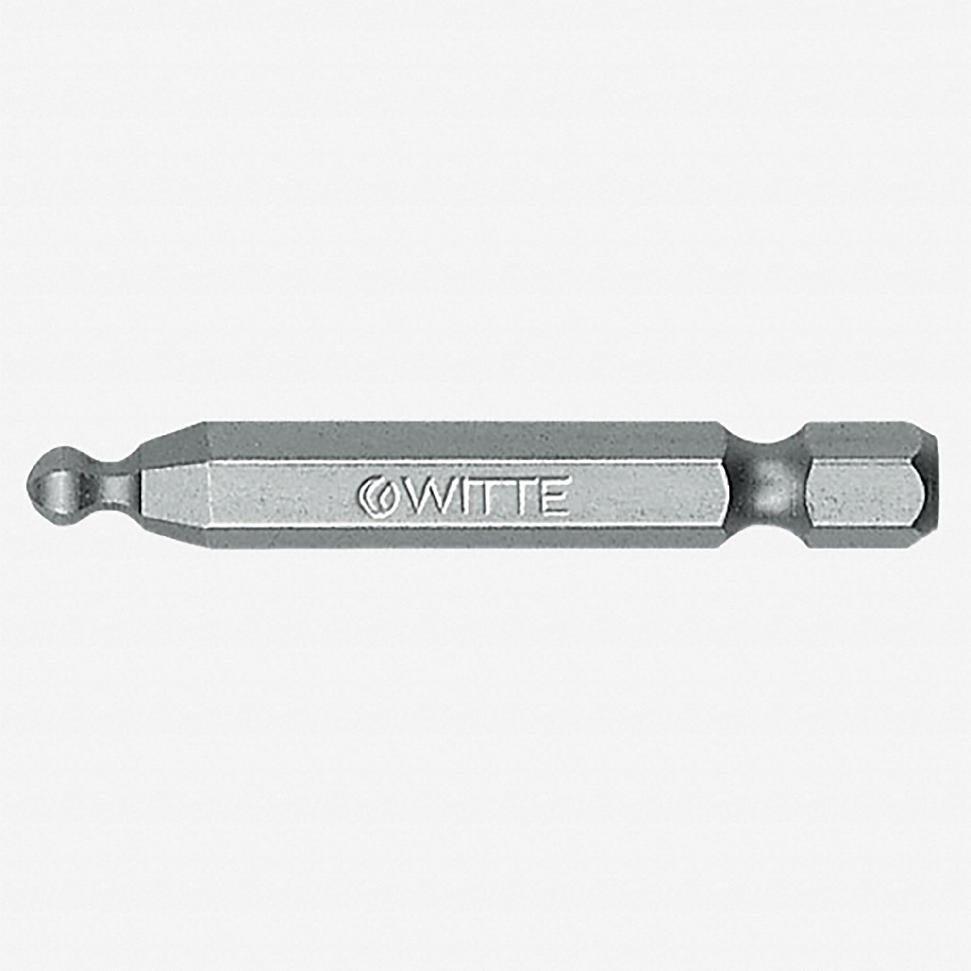 Witte Pro Hex Bit with Ball End, 4.0 x 50mm - WT27184 - KC Tool