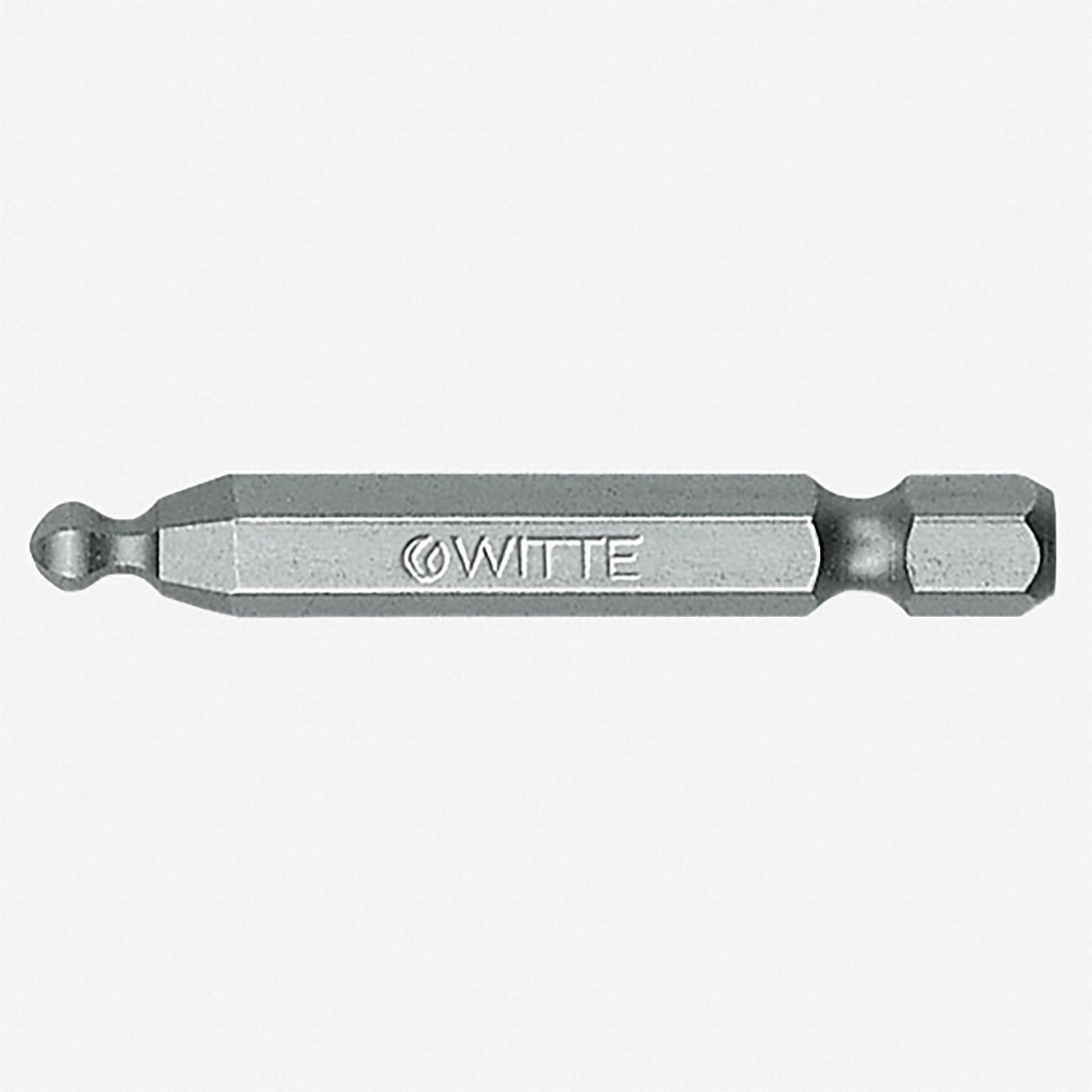 Witte Pro Hex Bit with Ball End, 6.0 x 50mm - WT27186 - KC Tool